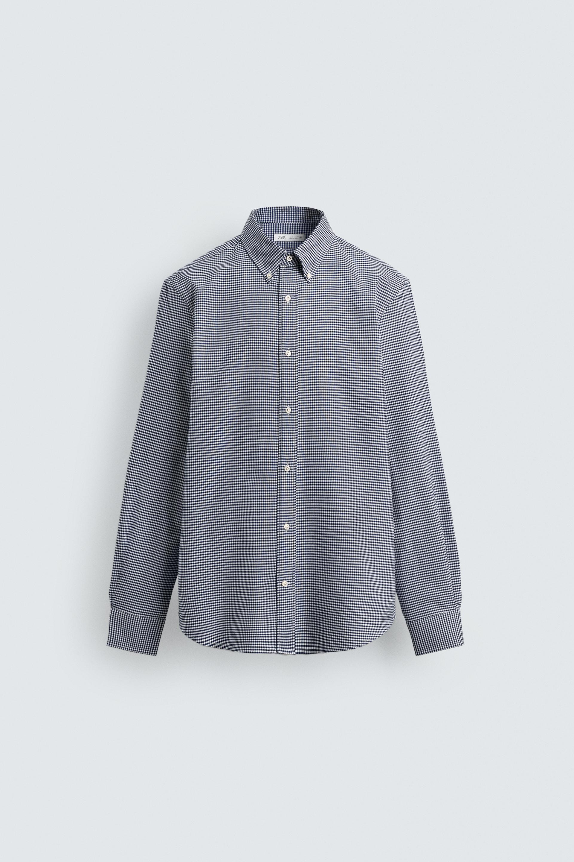 COTTON PLAID SHIRT by ZARA