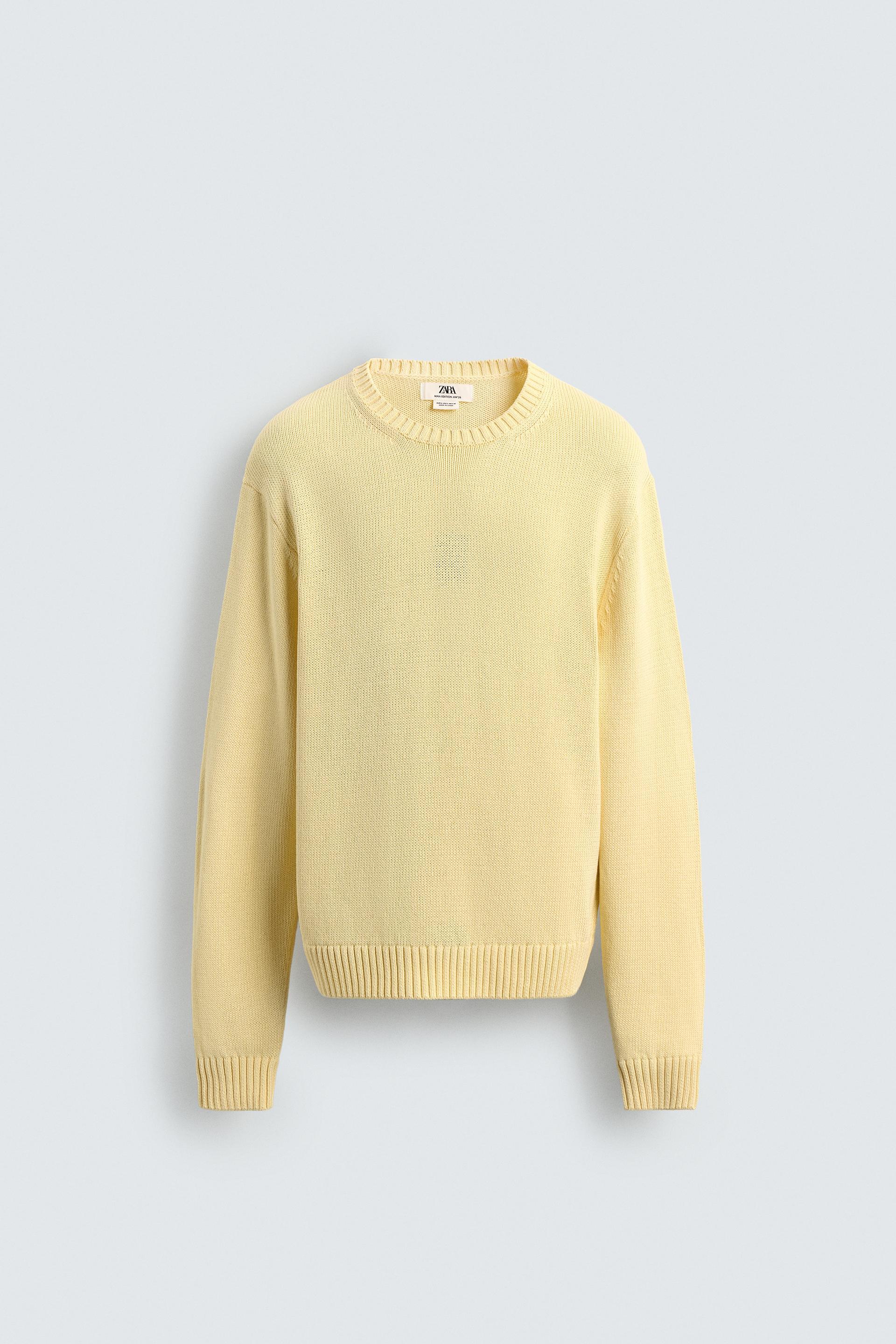 COTTON TEXTURED JUMPER by ZARA