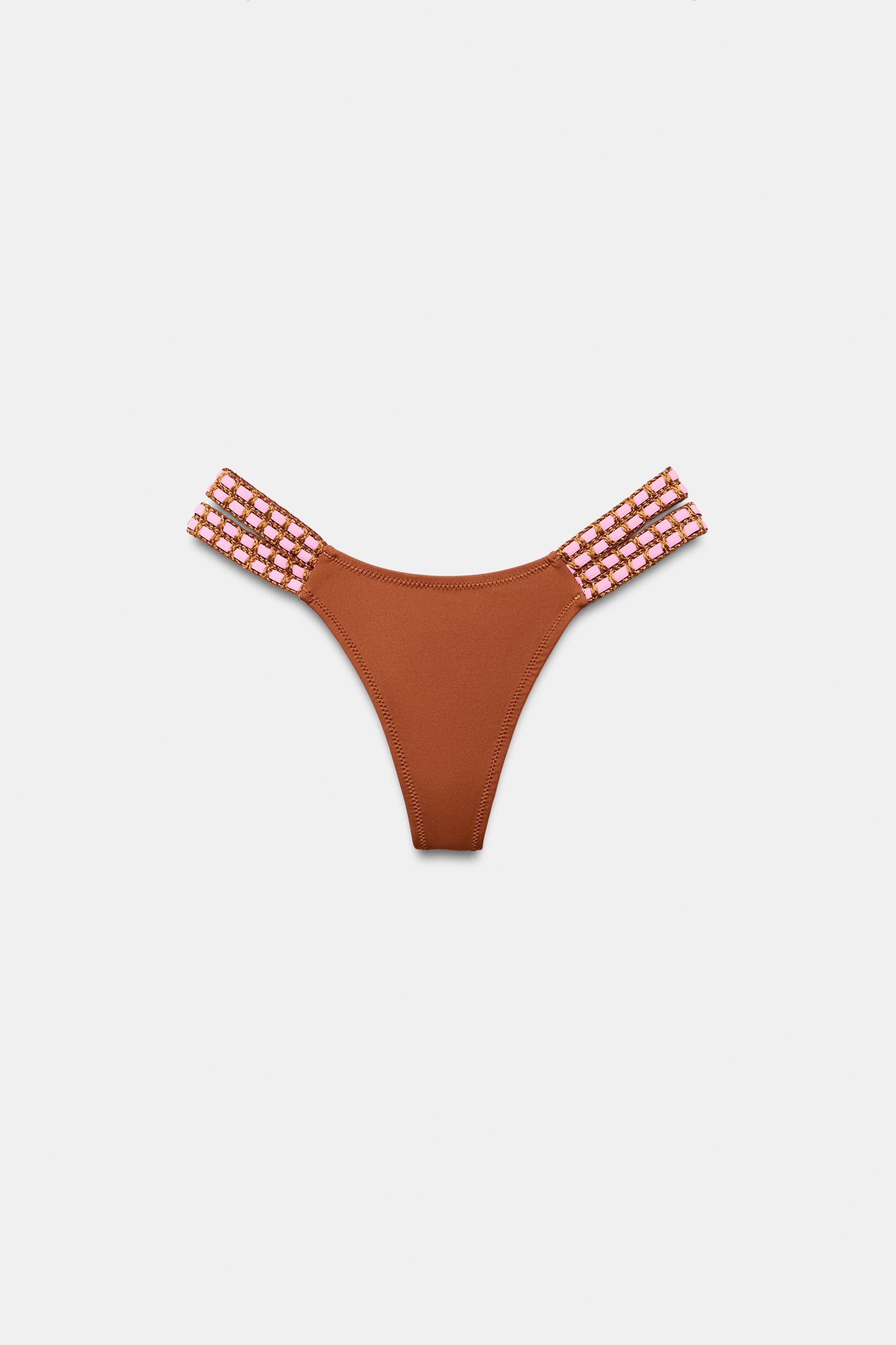 CROCHET BIKINI BOTTOMS by ZARA