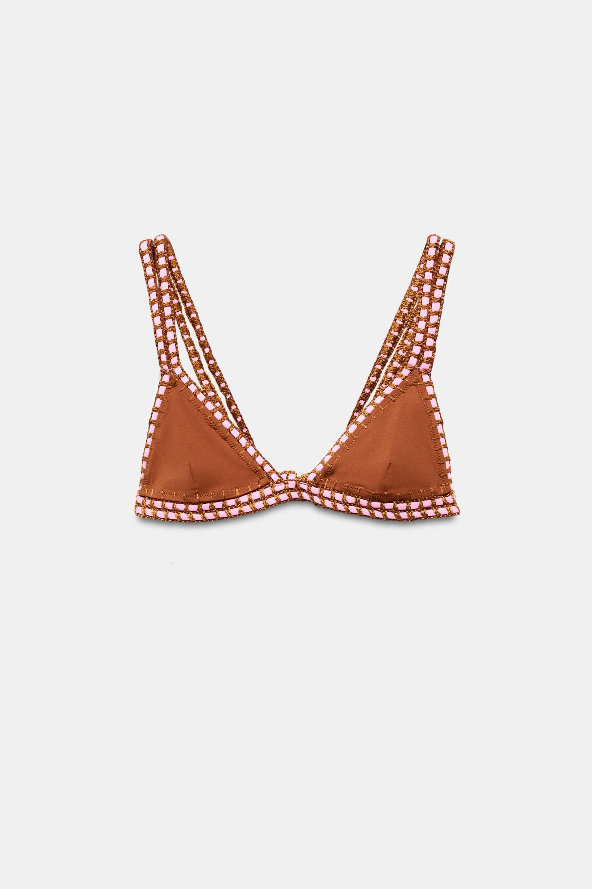 CROCHET BIKINI TOP by ZARA