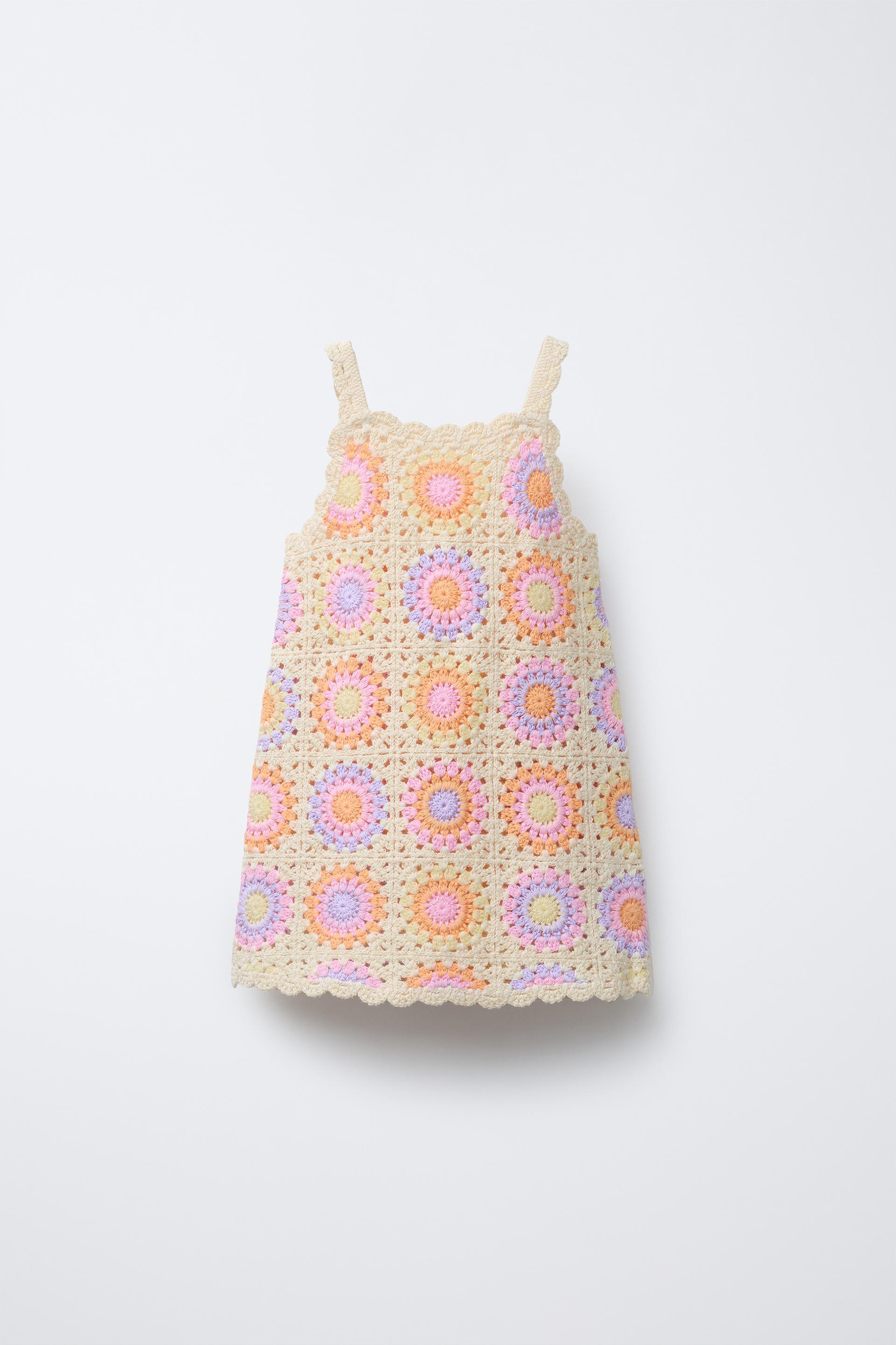 CROCHET KNIT DRESS by ZARA