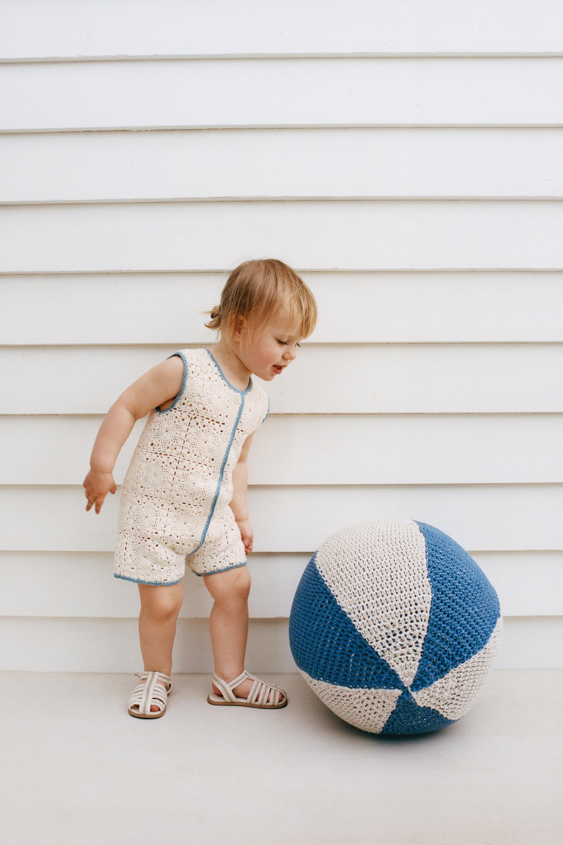 CROCHET KNIT ROMPER by ZARA