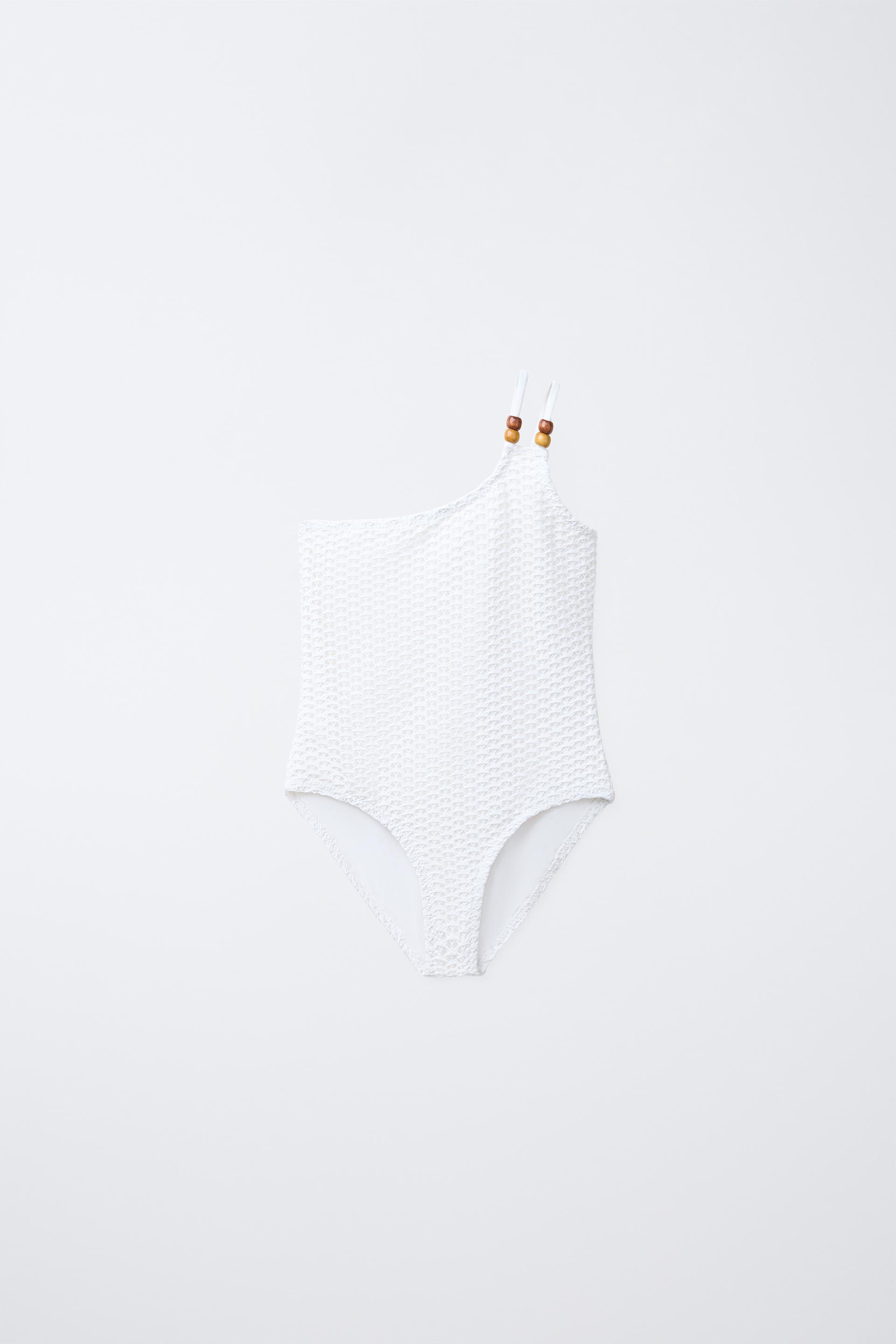 CROCHET KNIT SWIMSUIT by ZARA