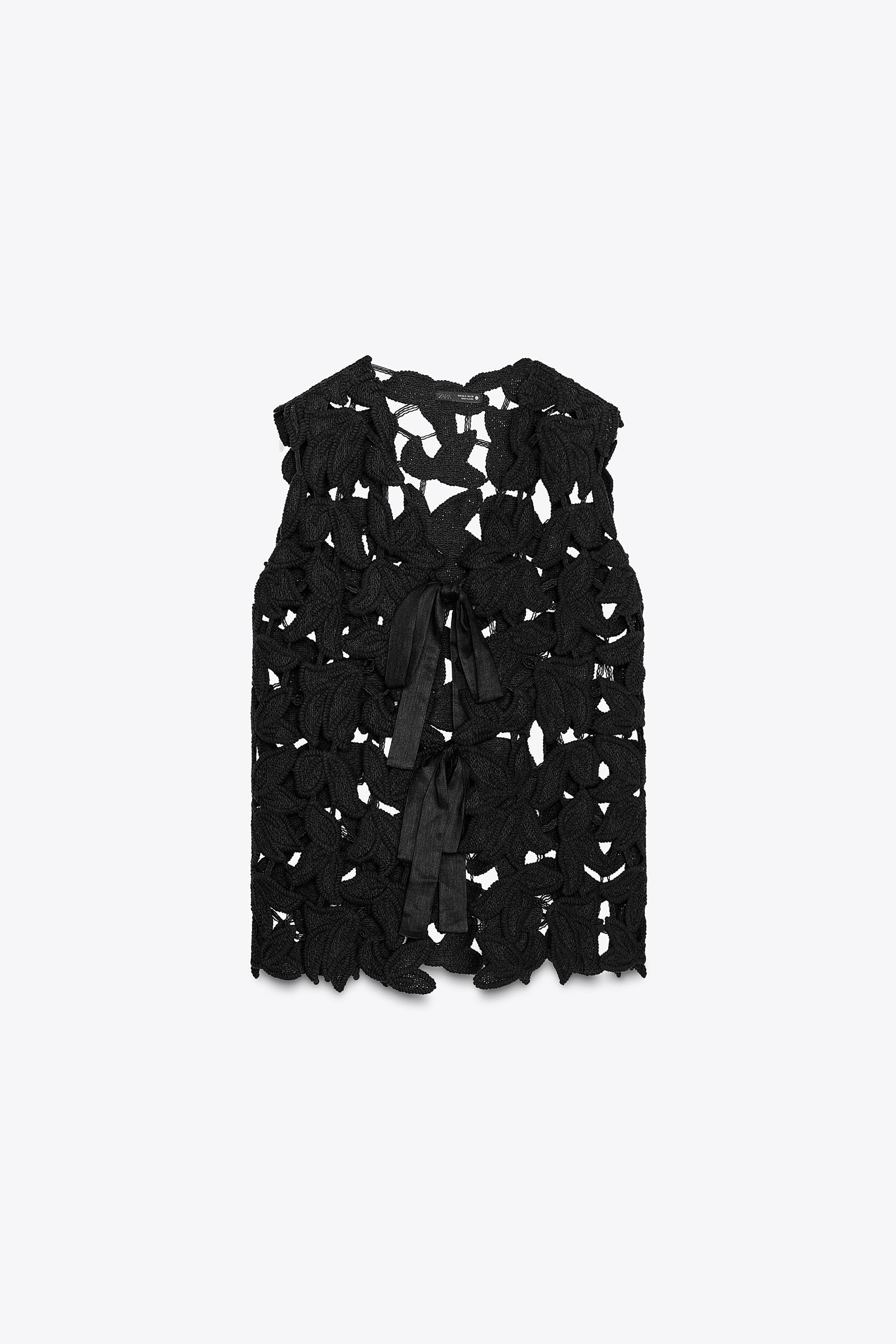 CROCHET VEST ZW COLLECTION by ZARA