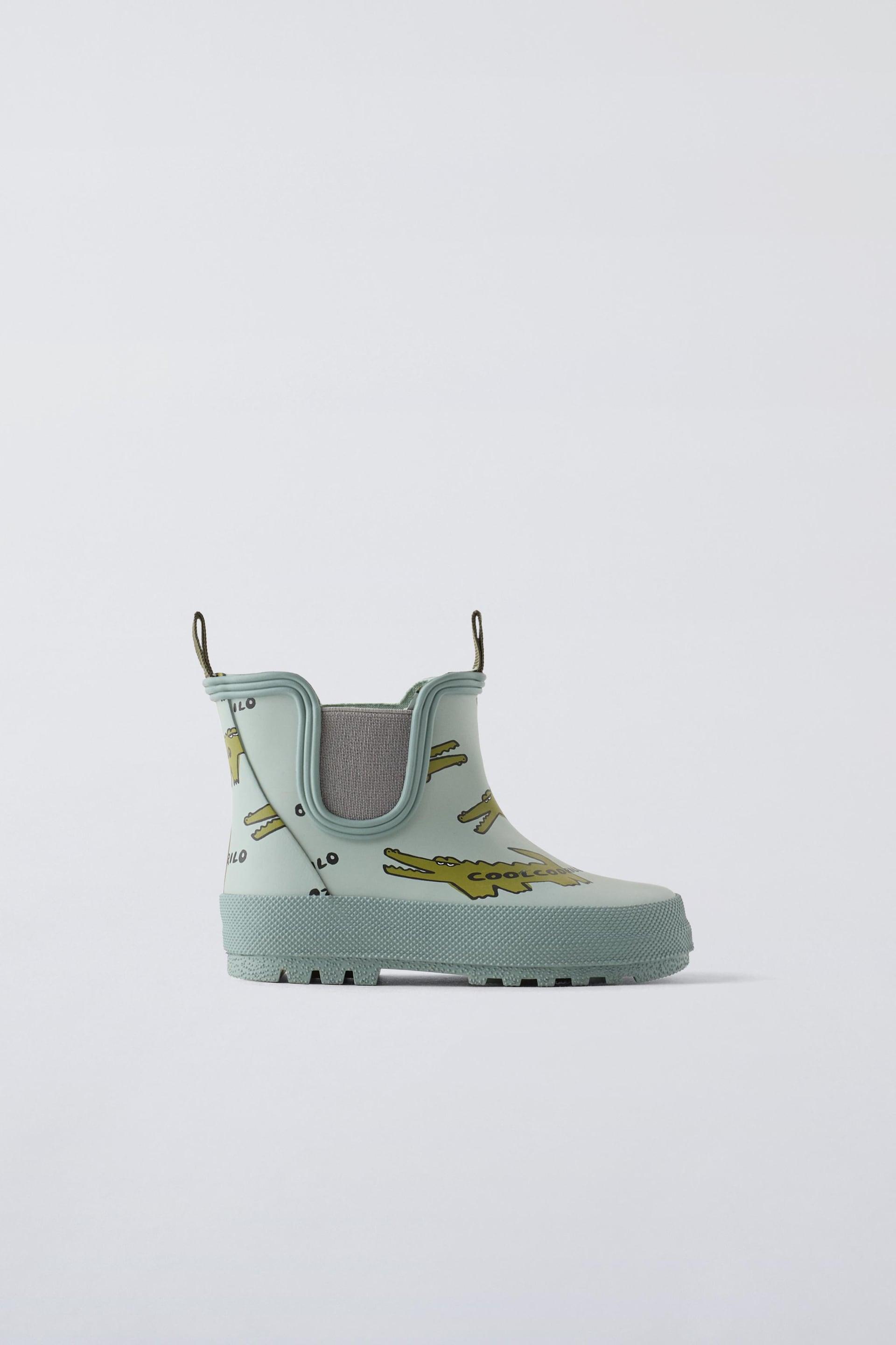 CROCODILE RAIN BOOTS by ZARA