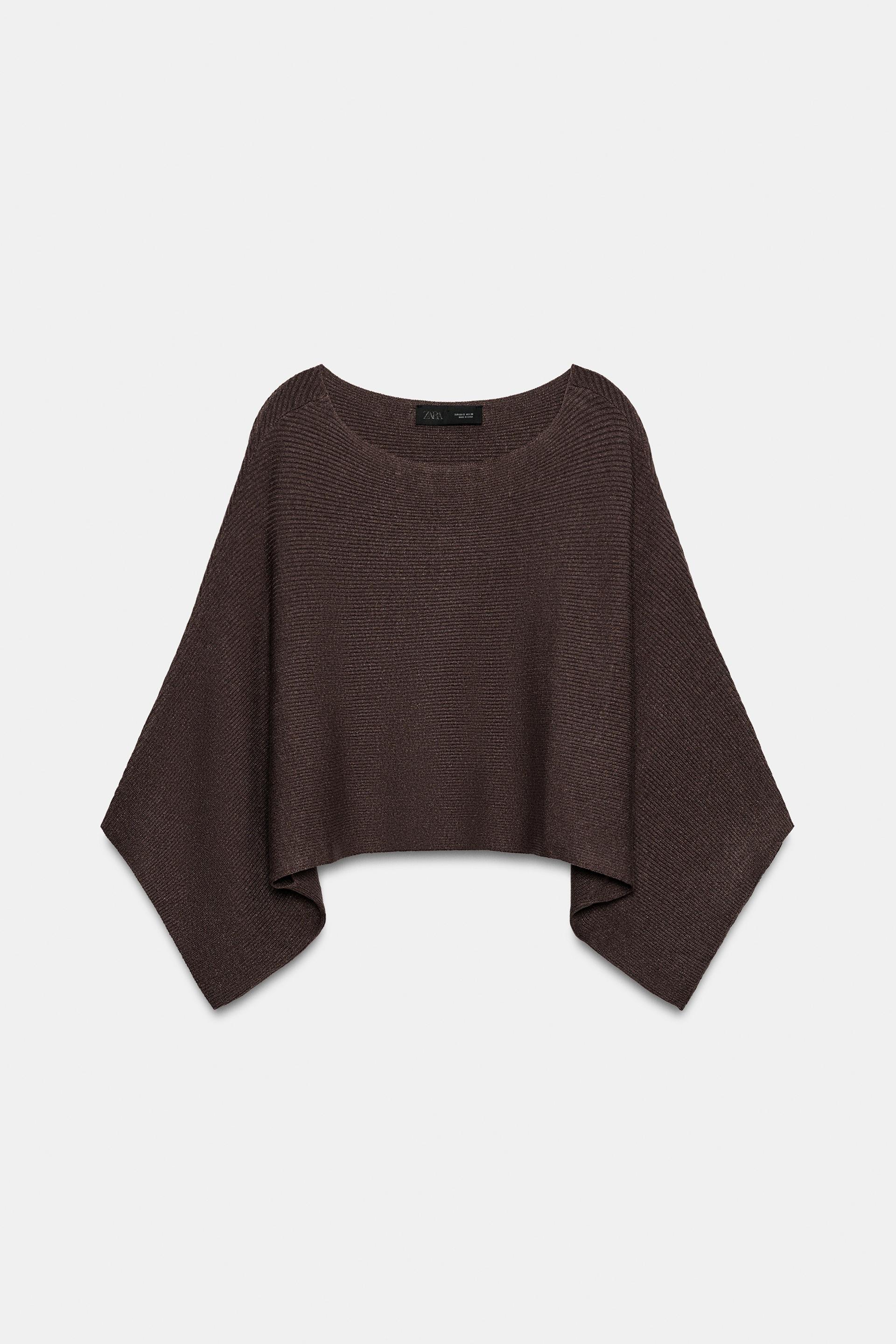 CROPPED CAPE JUMPER by ZARA