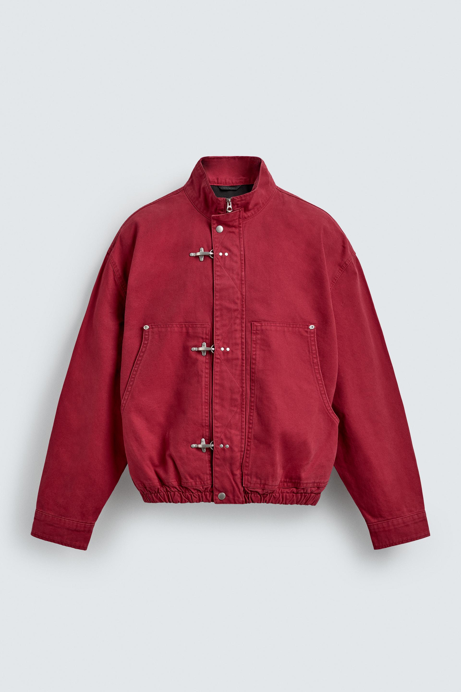 CROPPED FIT FIREMAN CLASP JACKET by ZARA