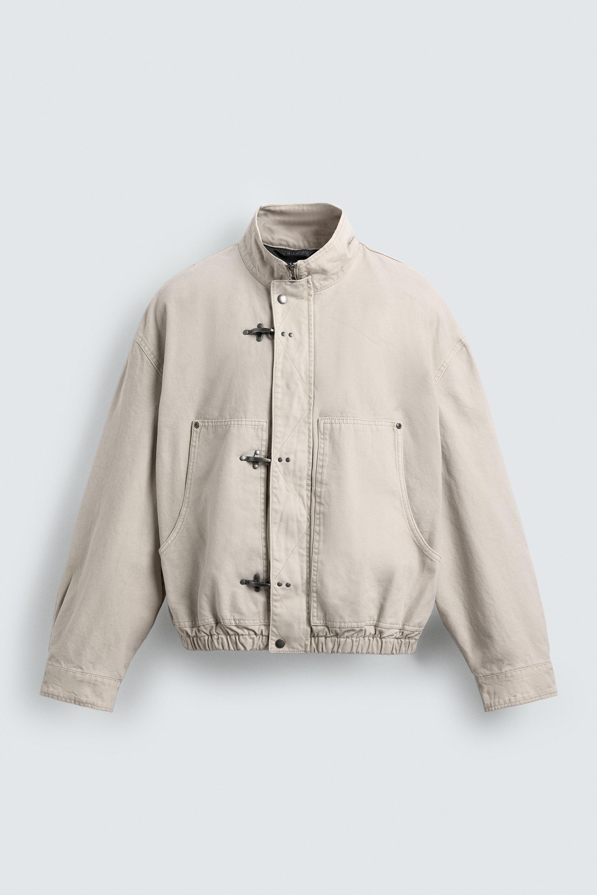 CROPPED FIT FIREMAN CLASP JACKET by ZARA