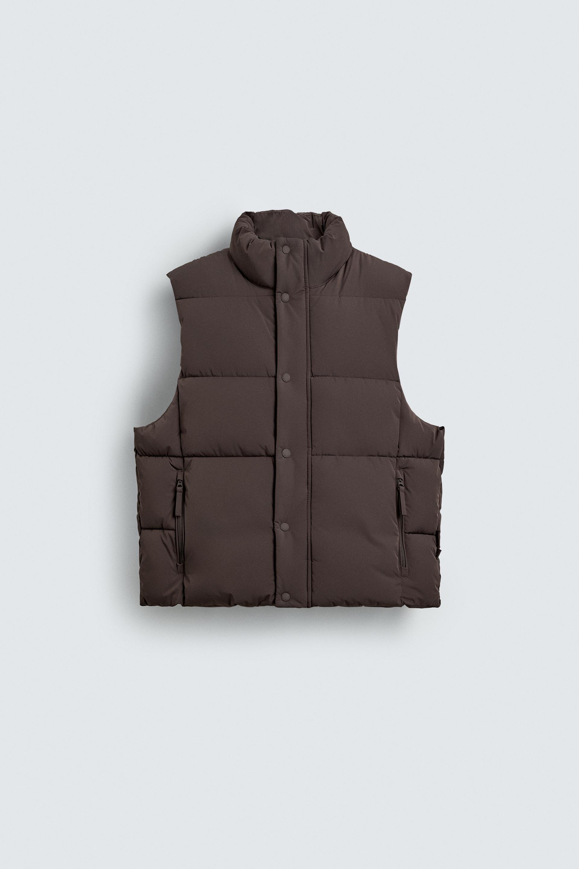 CROPPED FIT PADDED VEST by ZARA