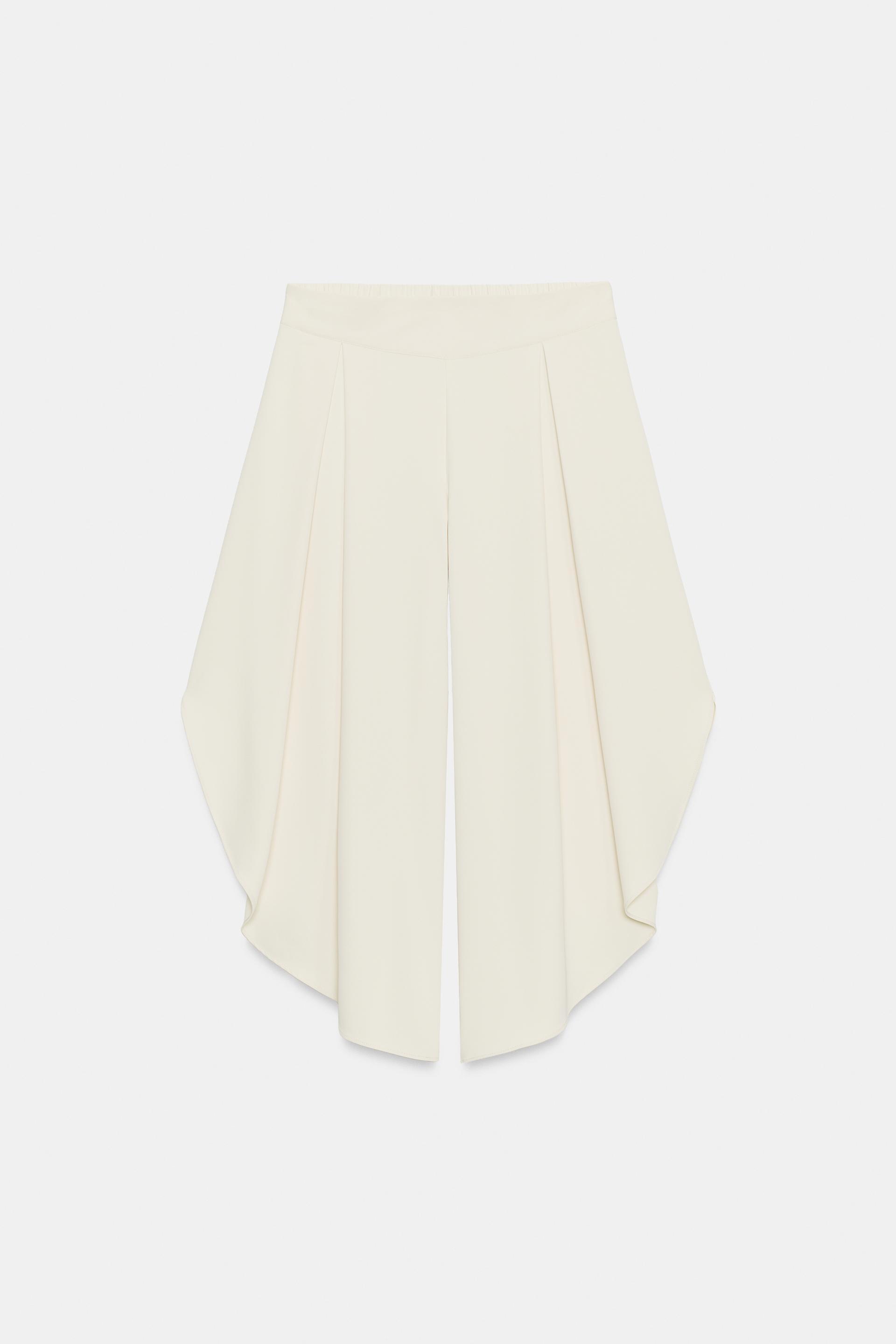 CULOTTE PANTS WITH SLITS by ZARA