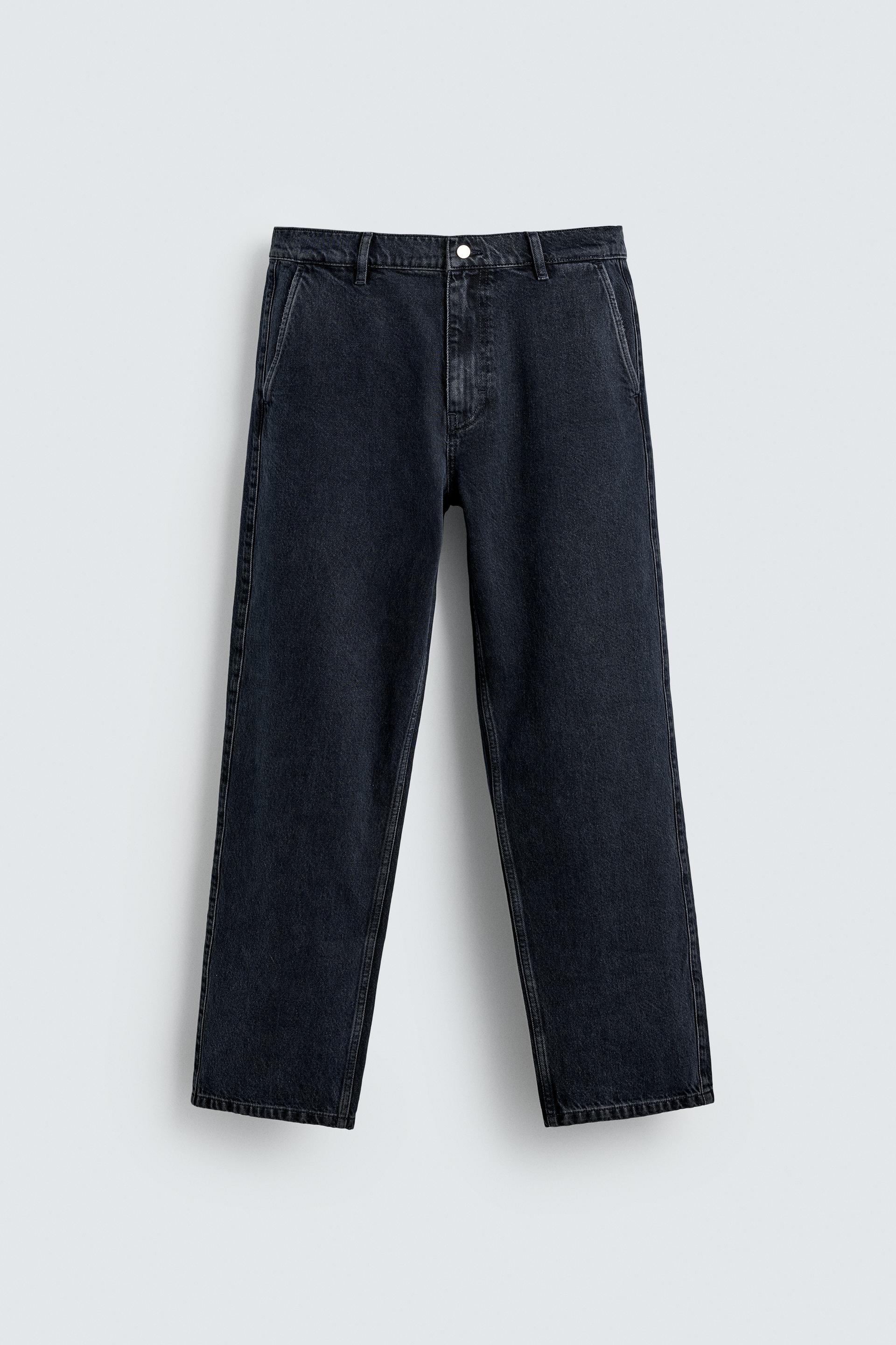 DENIM CHINO PANTS by ZARA
