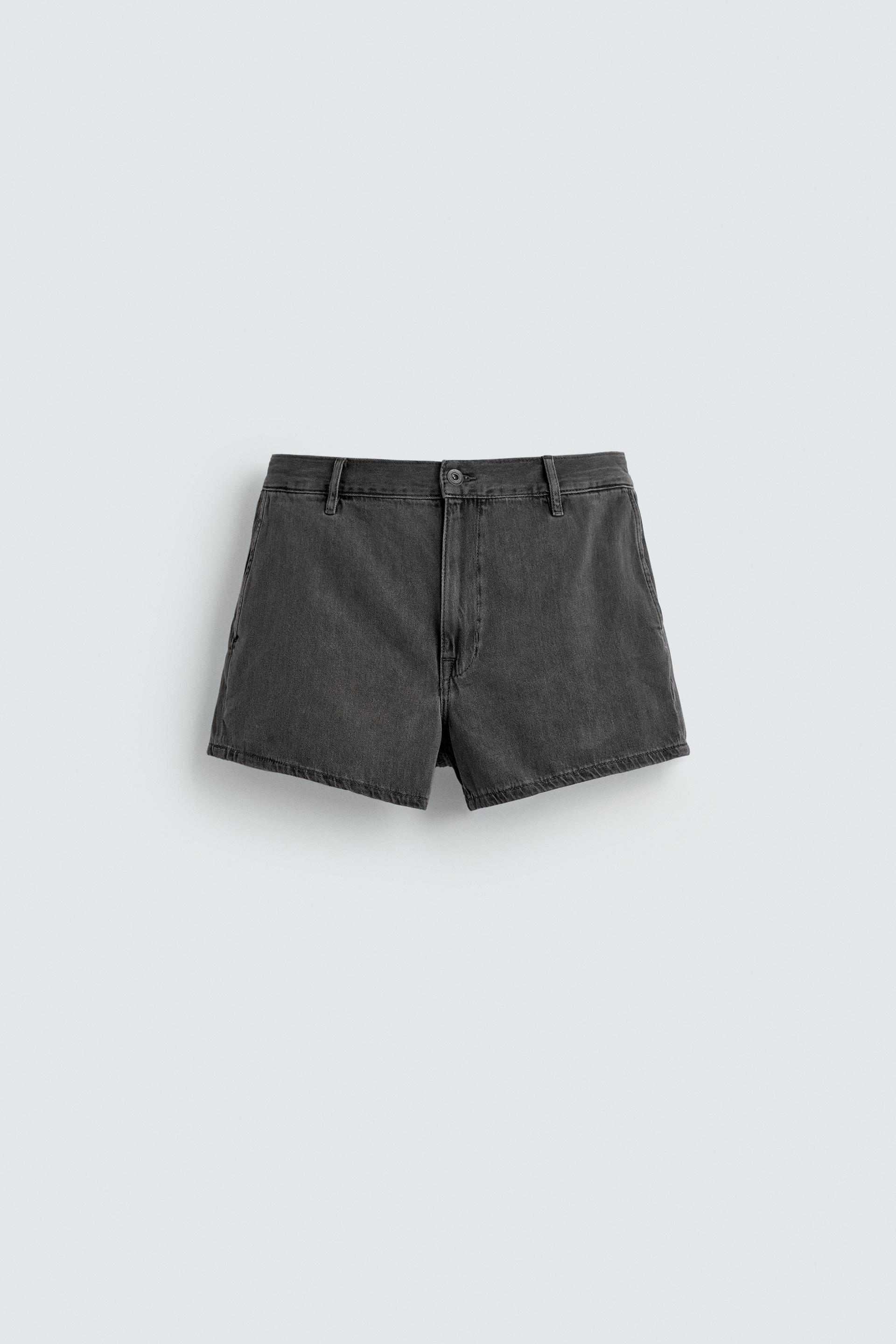 DENIM MINI SHORTS by ZARA
