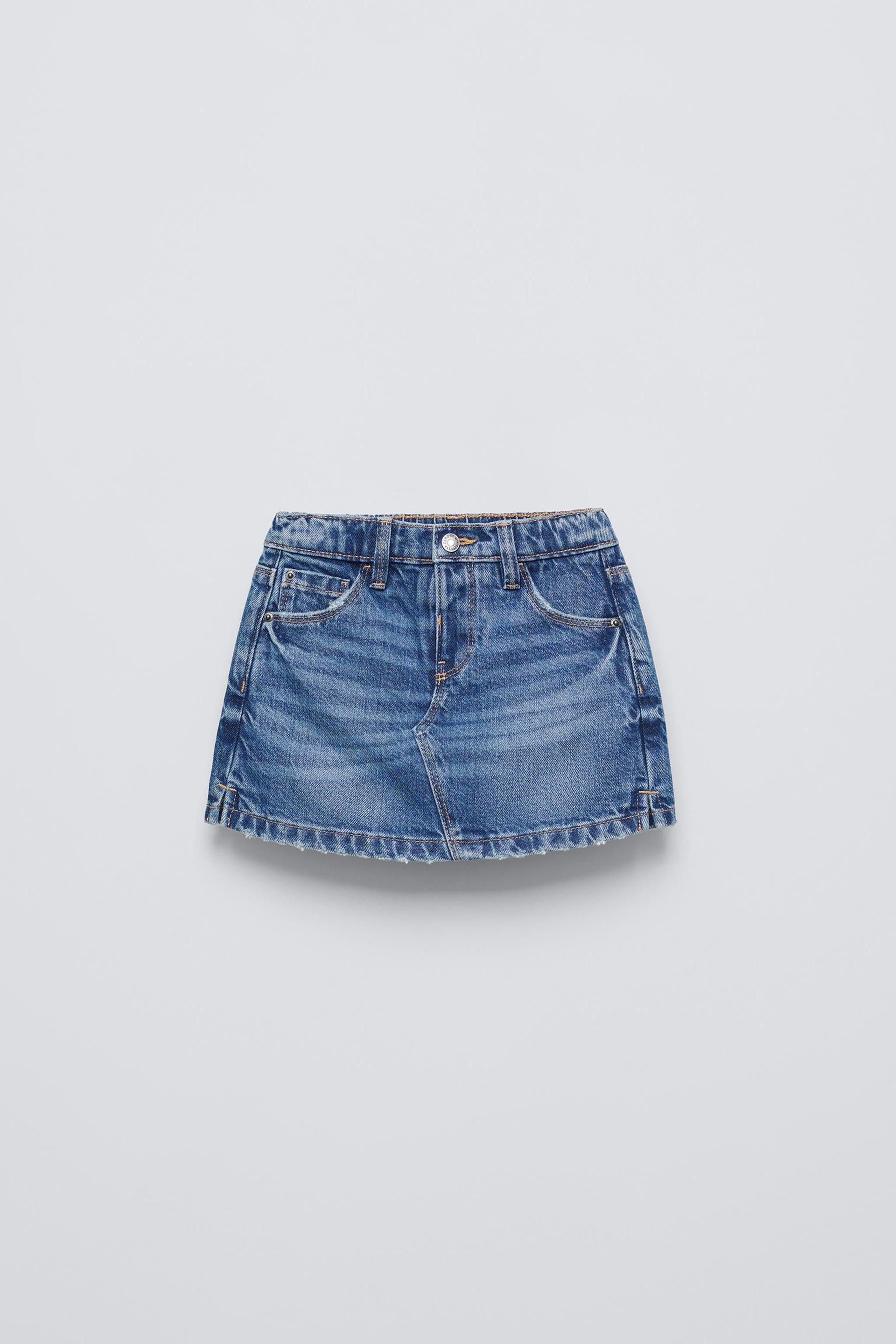 DENIM SKORT by ZARA