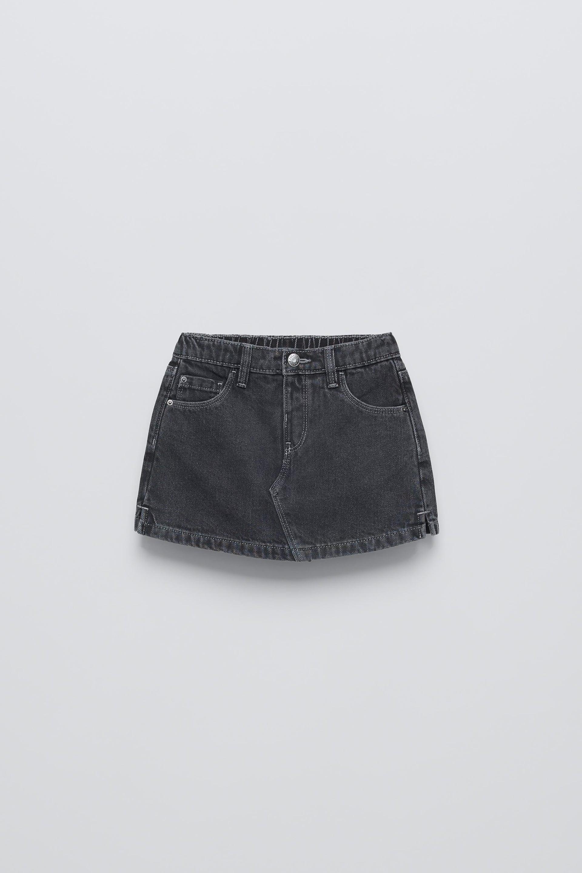 DENIM SKORT by ZARA