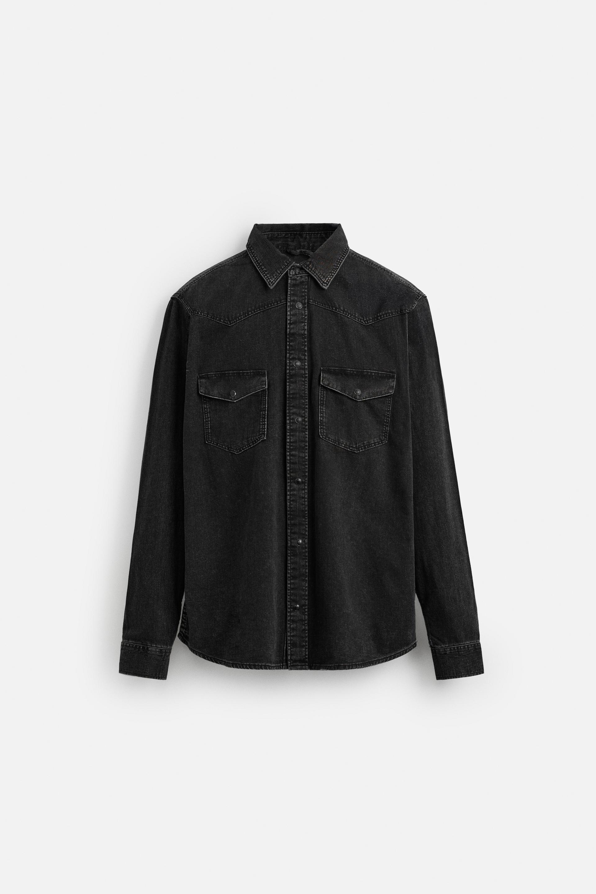 DENIM WESTERN SHIRT by ZARA