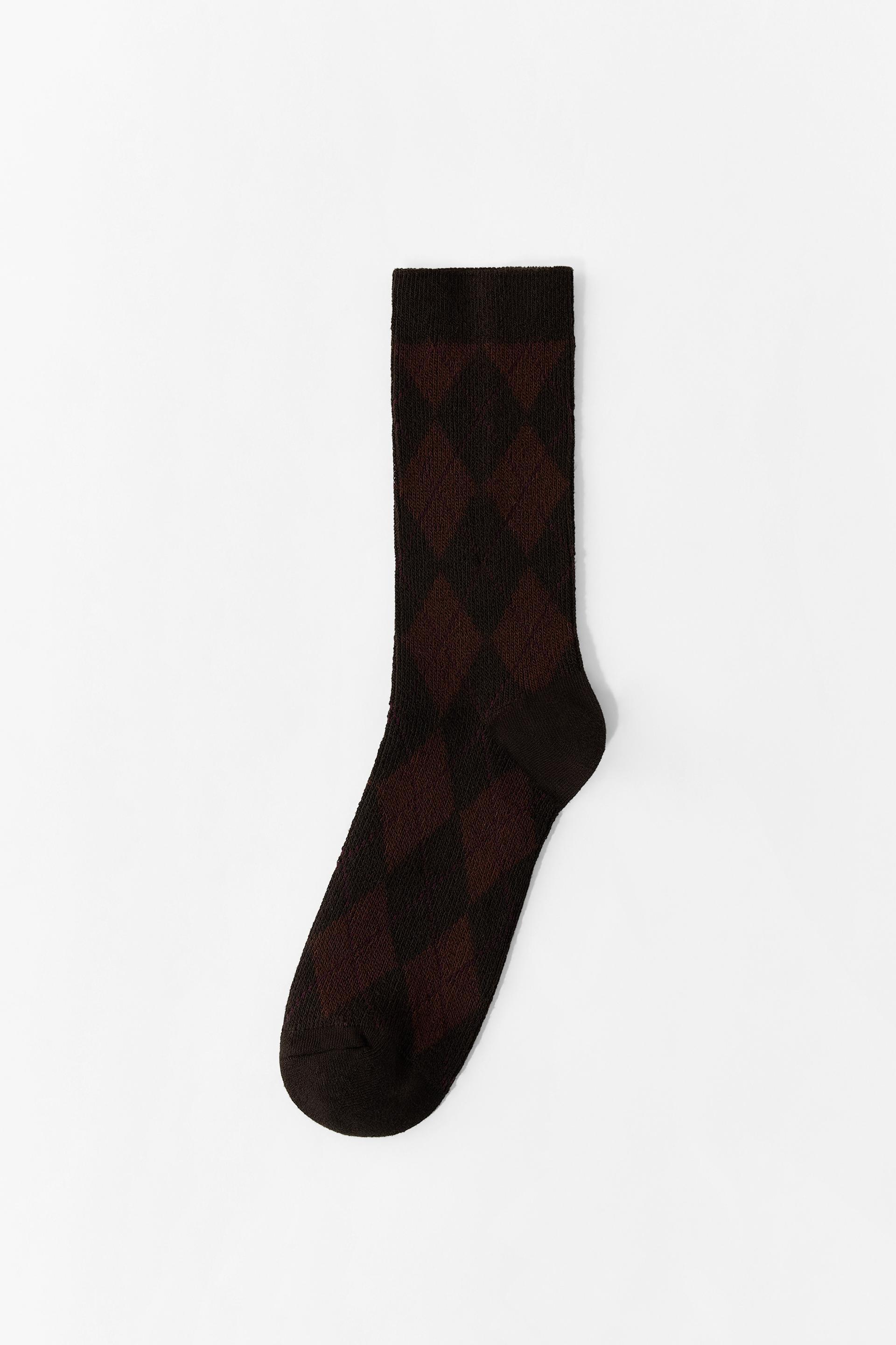 DIAMOND COTTON SOCKS by ZARA