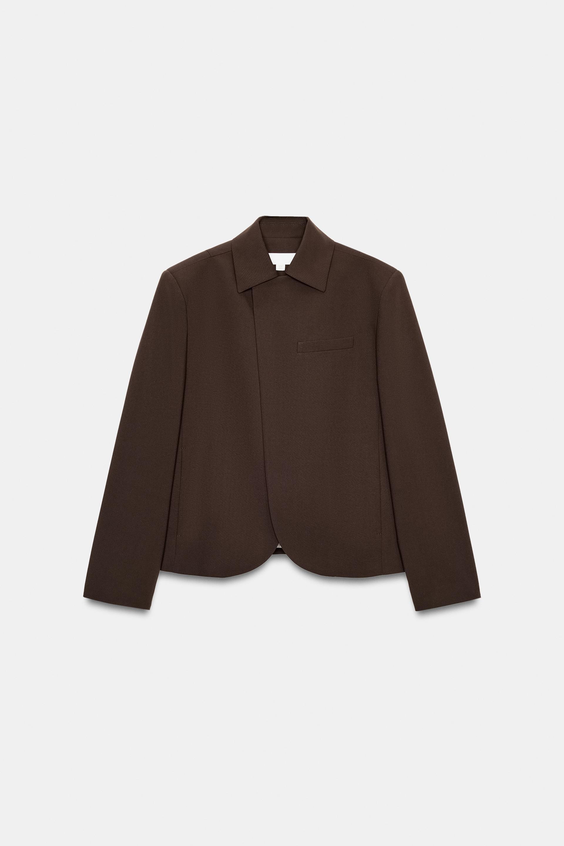 DOUBLE BREASTED LAPEL COLLAR BLAZER by ZARA