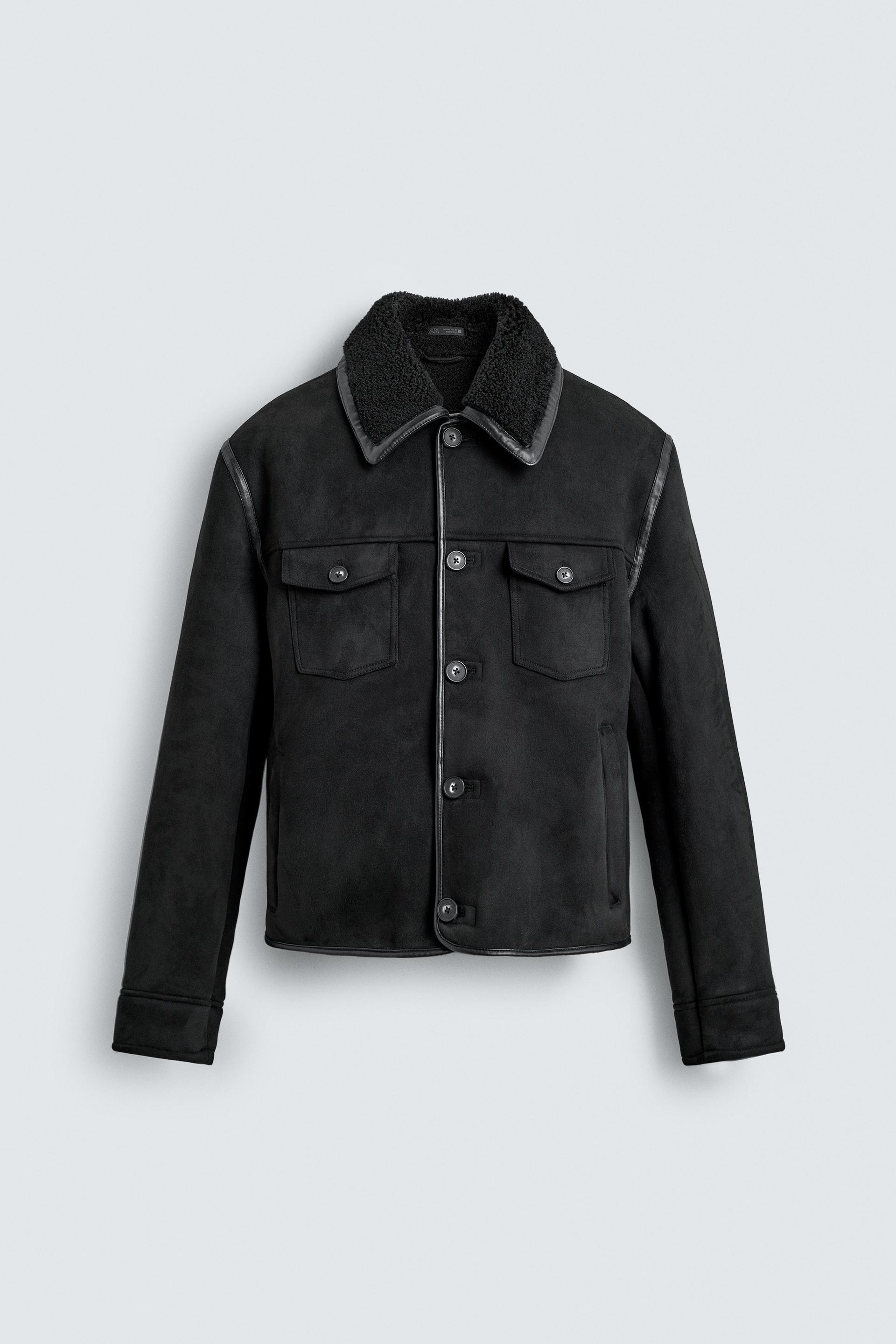 DOUBLE FACED FAUX SUEDE JACKET by ZARA