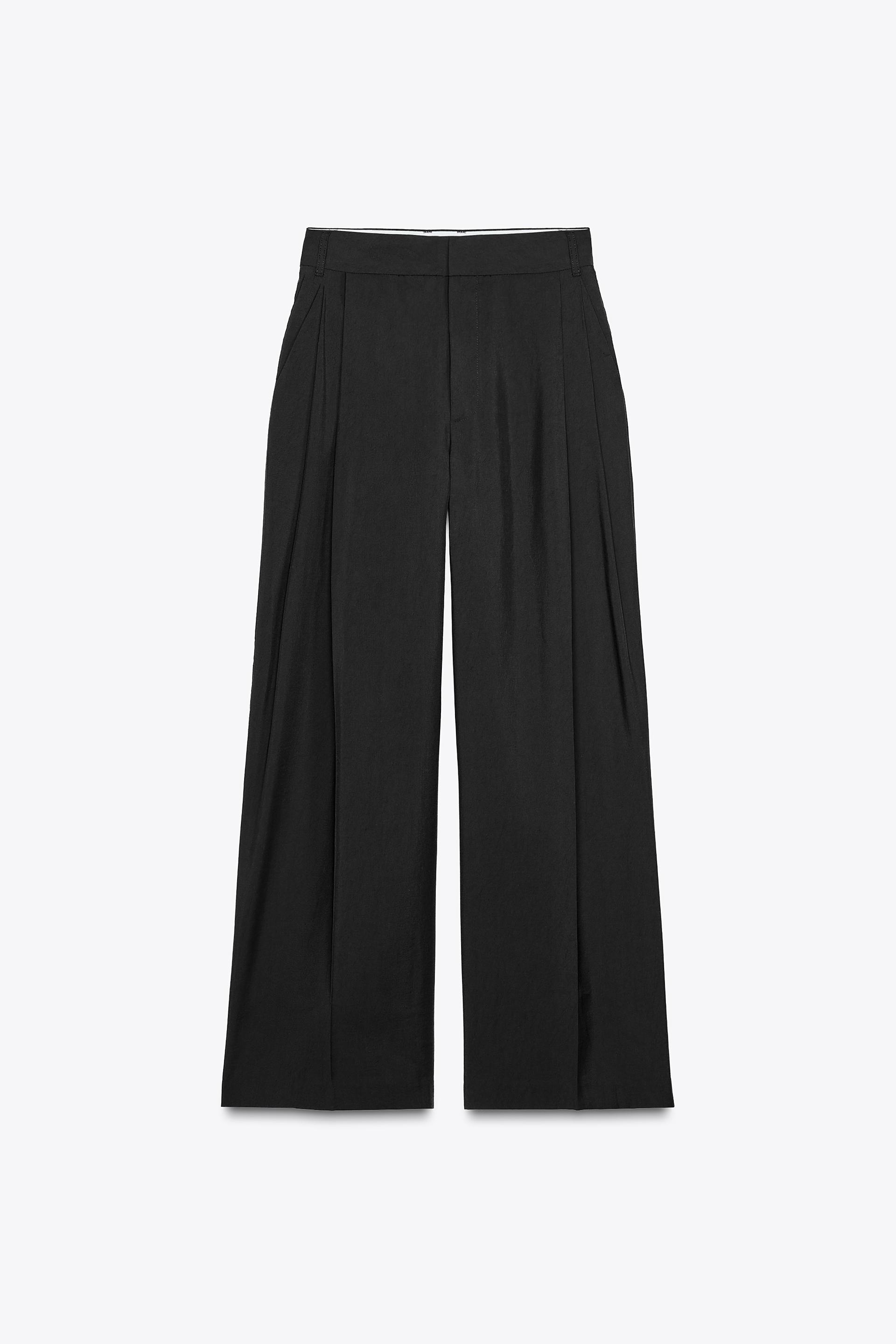 DOUBLE PLEAT FLAP PANTS by ZARA