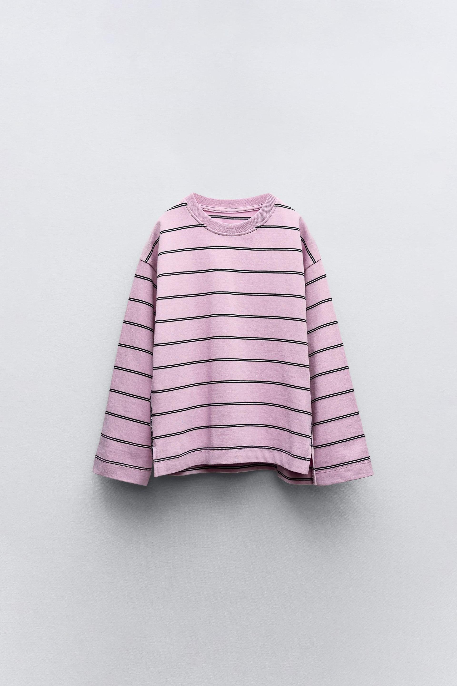 DOUBLE STRIPED T-SHIRT by ZARA