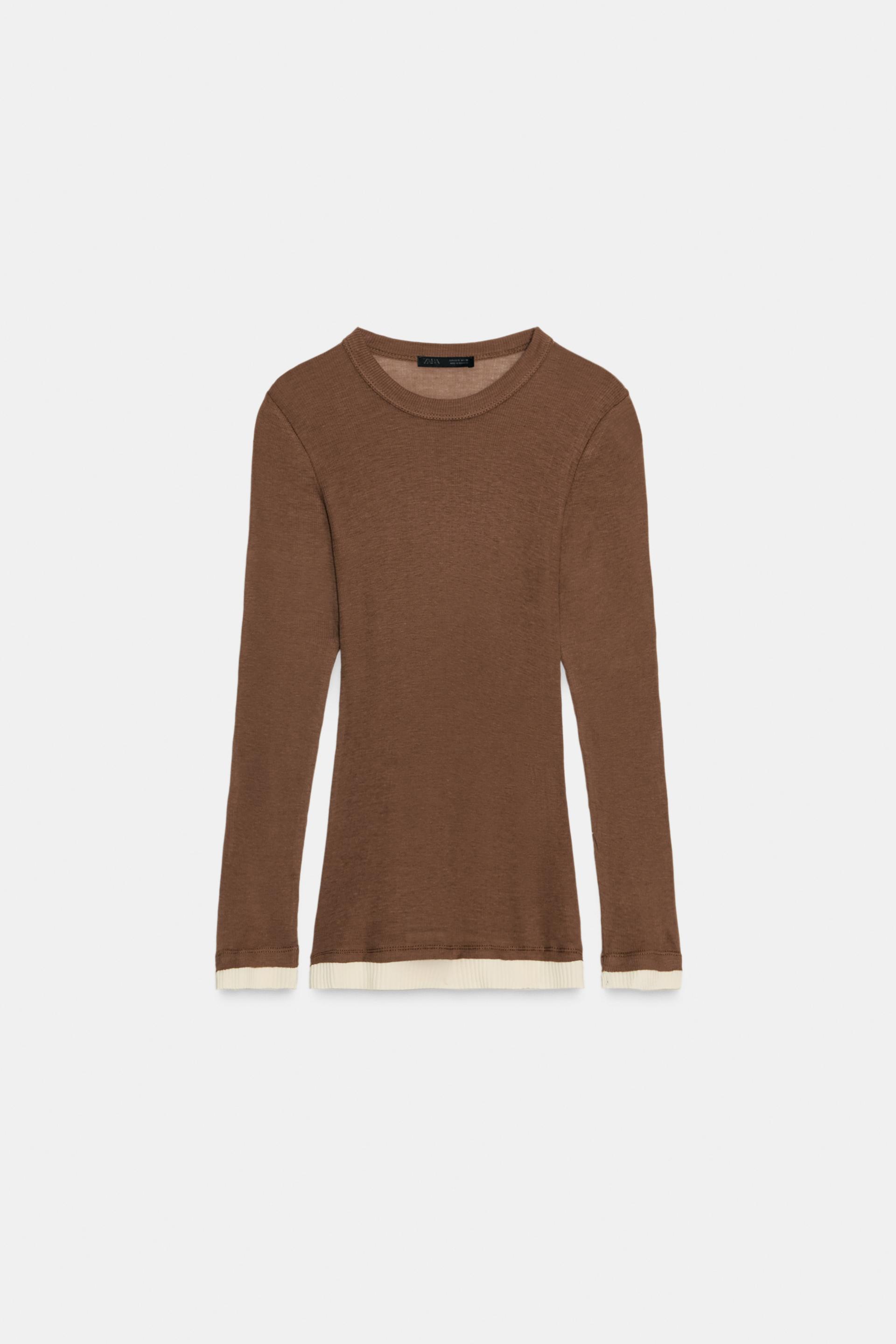 DOUBLE SUPIMA® COTTON T-SHIRT by ZARA DOUBLE SUPIMA® COTTON T-SHIRT by ZARA