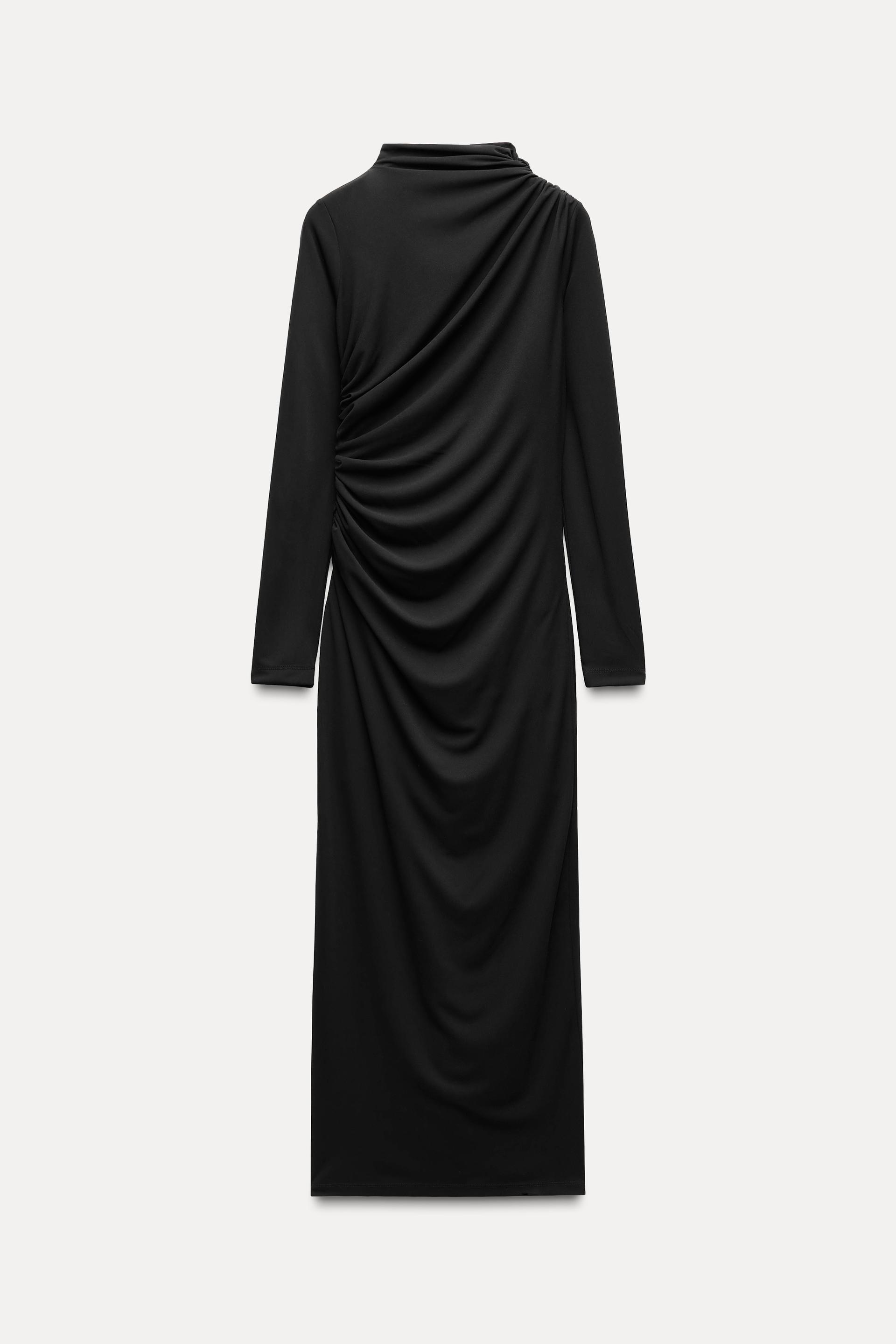 DRAPED MIDI DRESS by ZARA