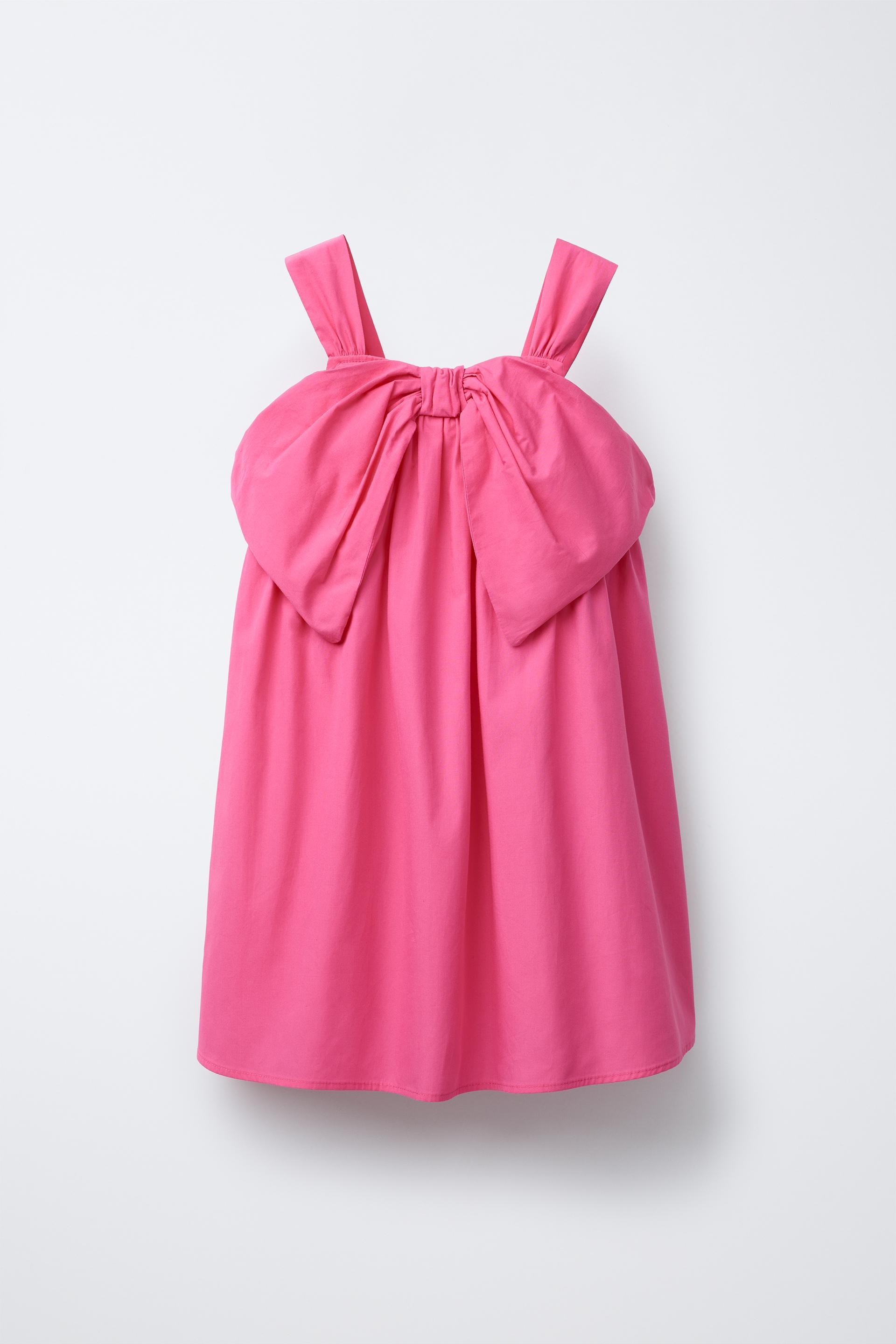 DRESS WITH MAXI BOW by ZARA