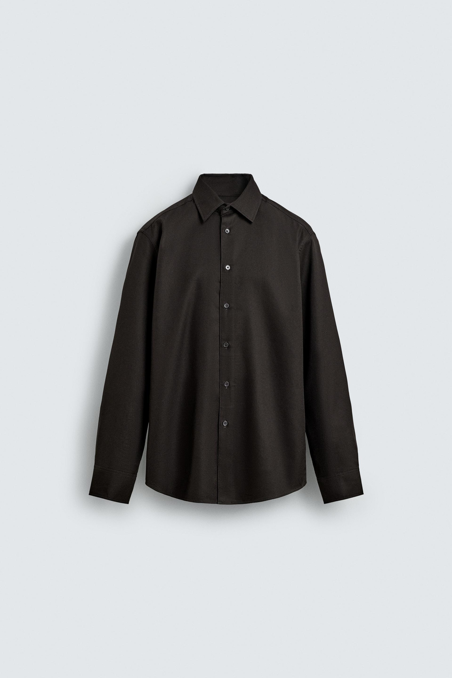 EASY CARE TEXTURED SHIRT by ZARA
