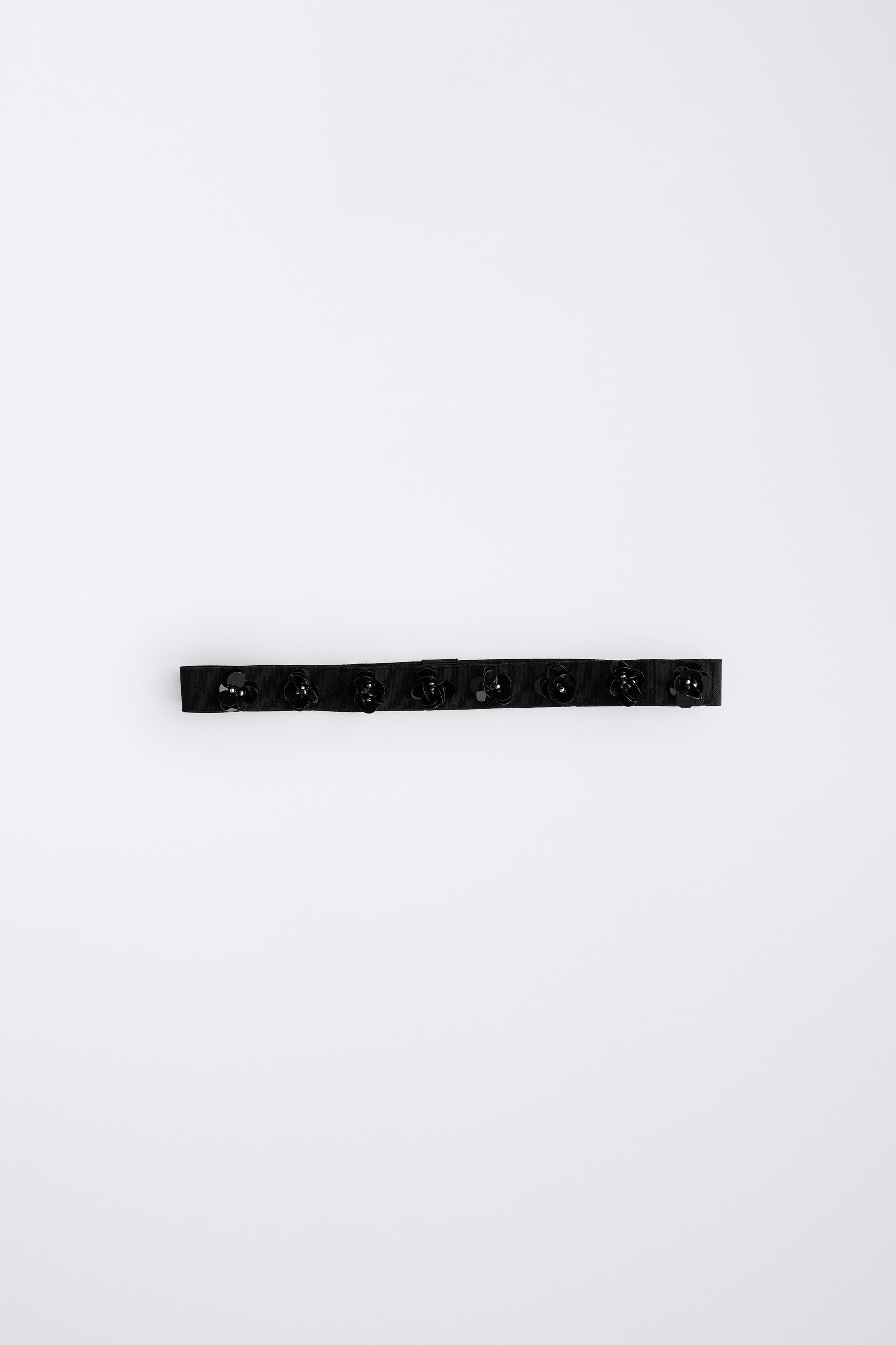 ELASTIC FLOWER HEADBAND by ZARA