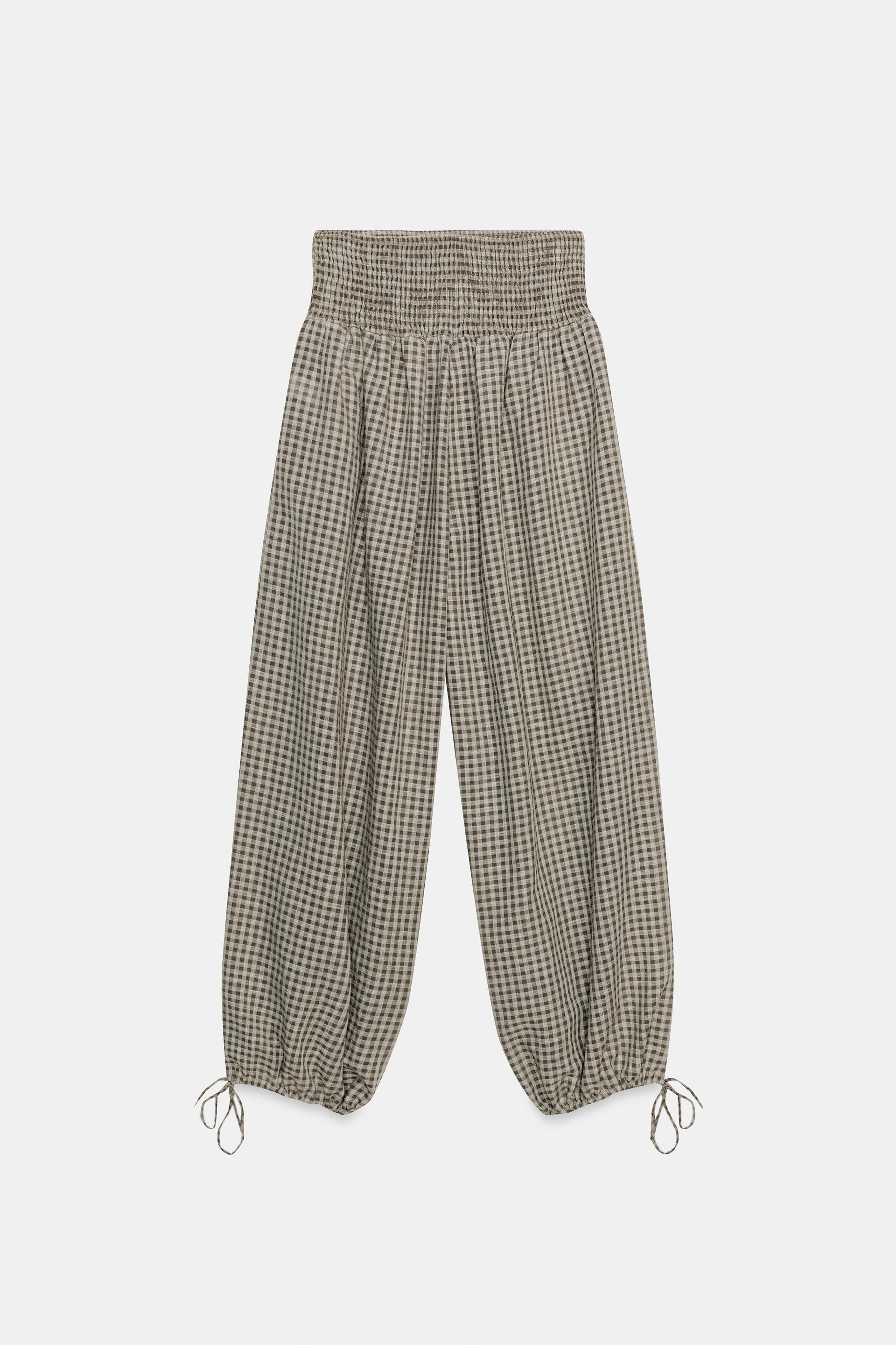 ELASTIC WAIST PANTS by ZARA