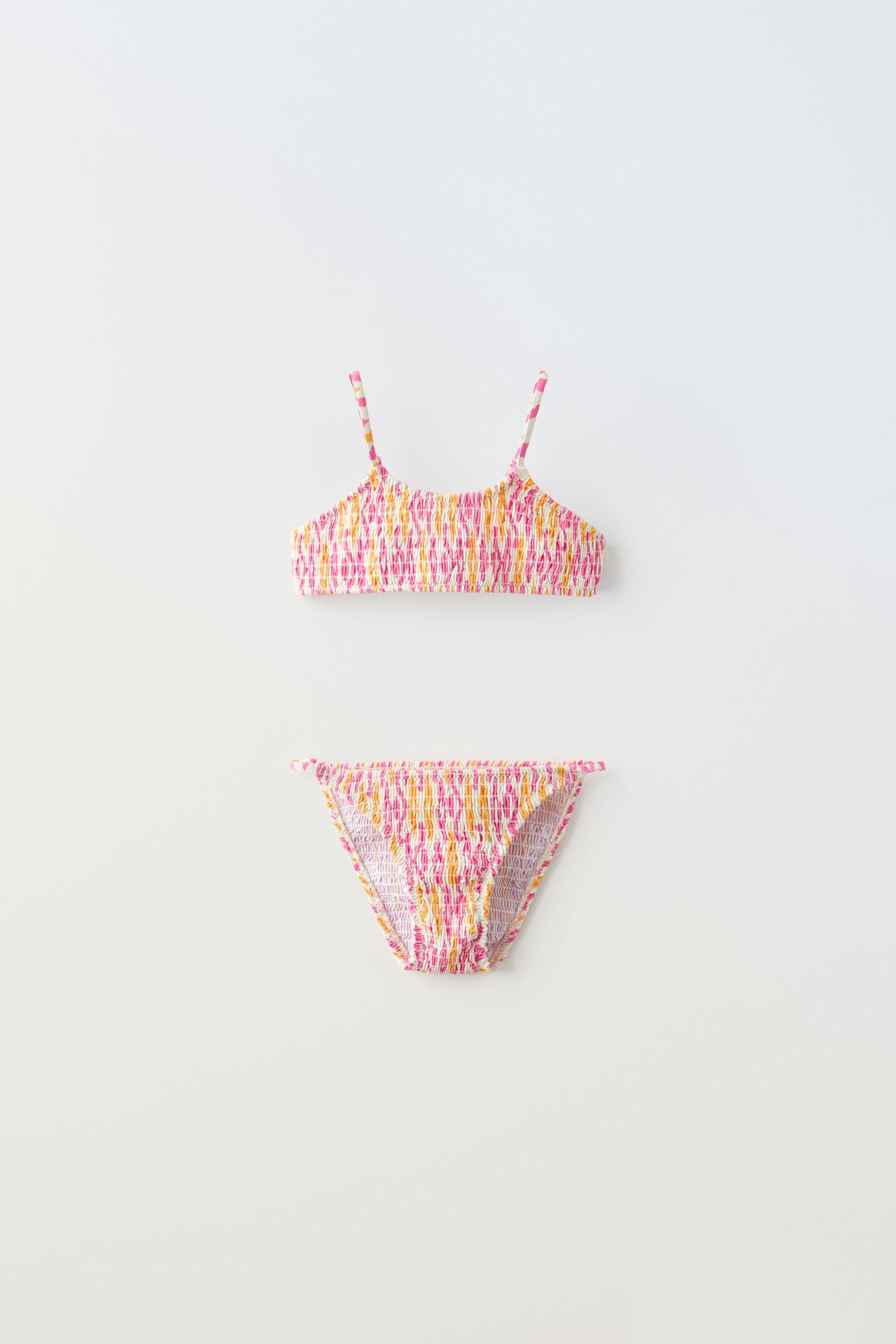 ELASTICIZED PRINTED BIKINI by ZARA