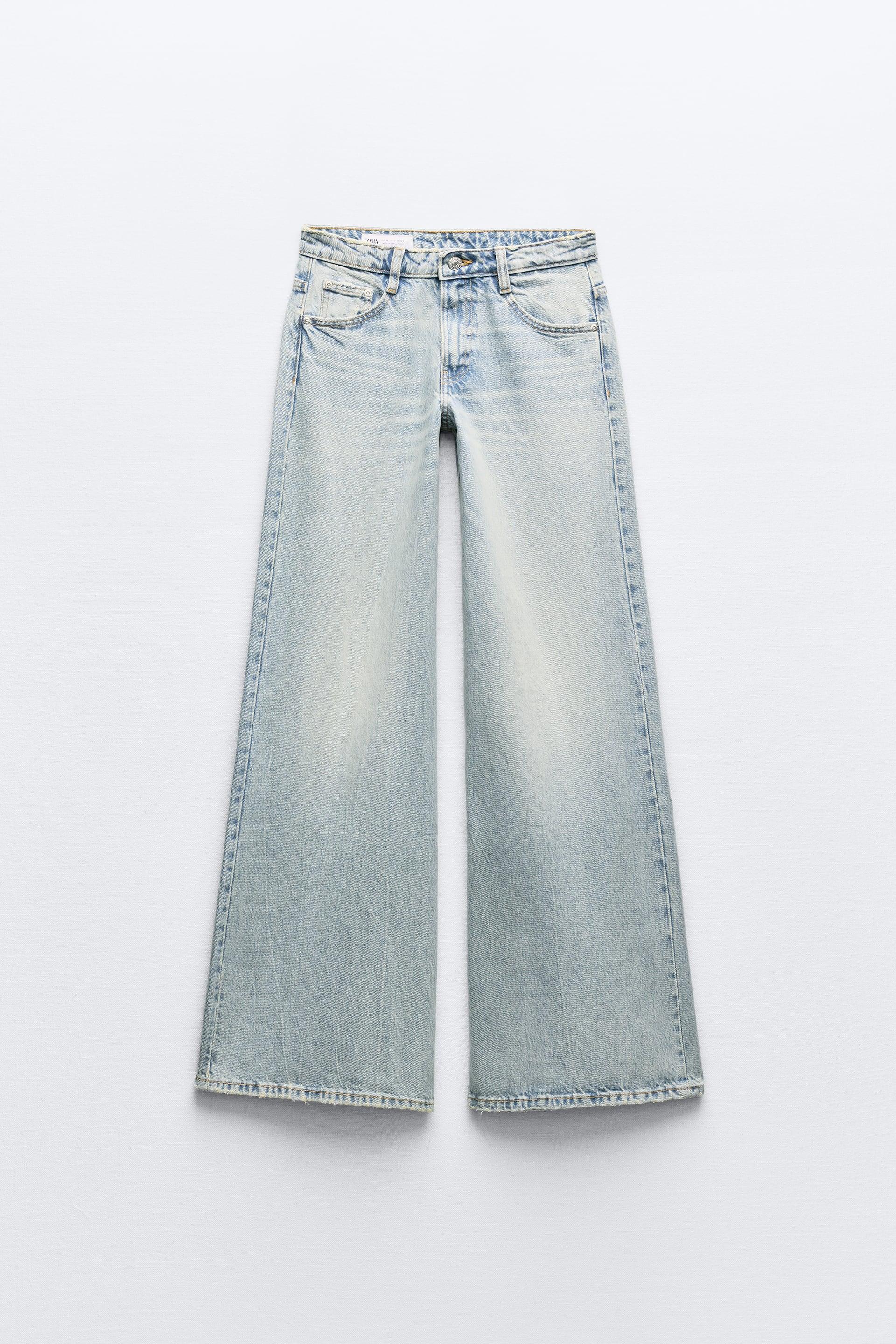 ELEPHANT LEG TRF LOW RISE JEANS by ZARA