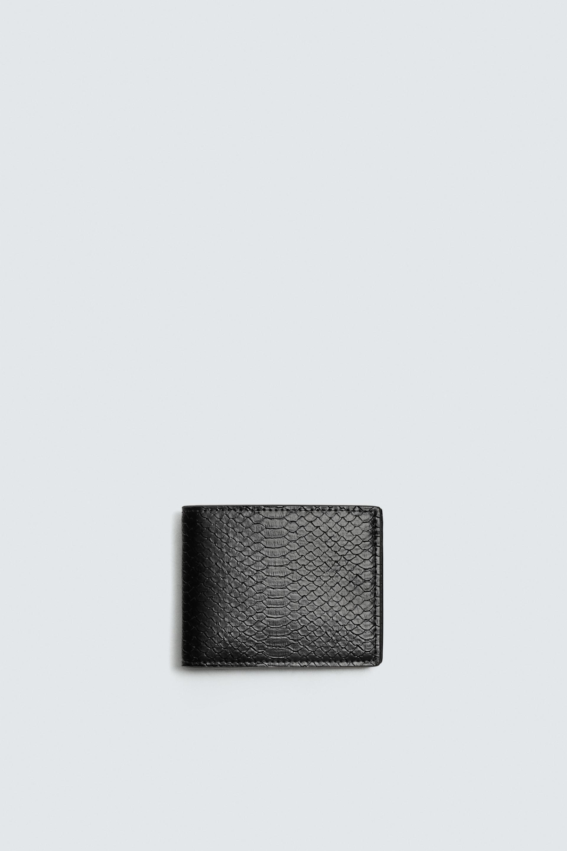 EMBOSSED WALLET by ZARA