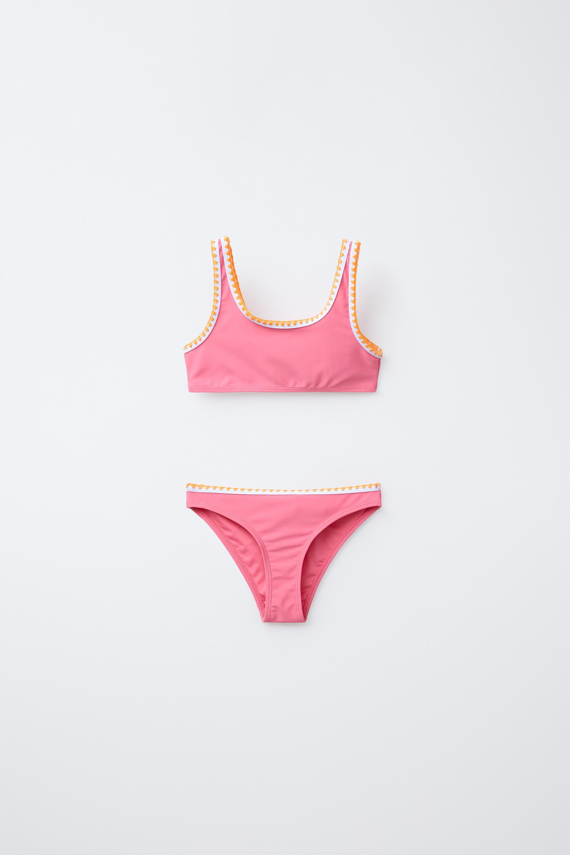 EMBROIDERED BIKINI by ZARA