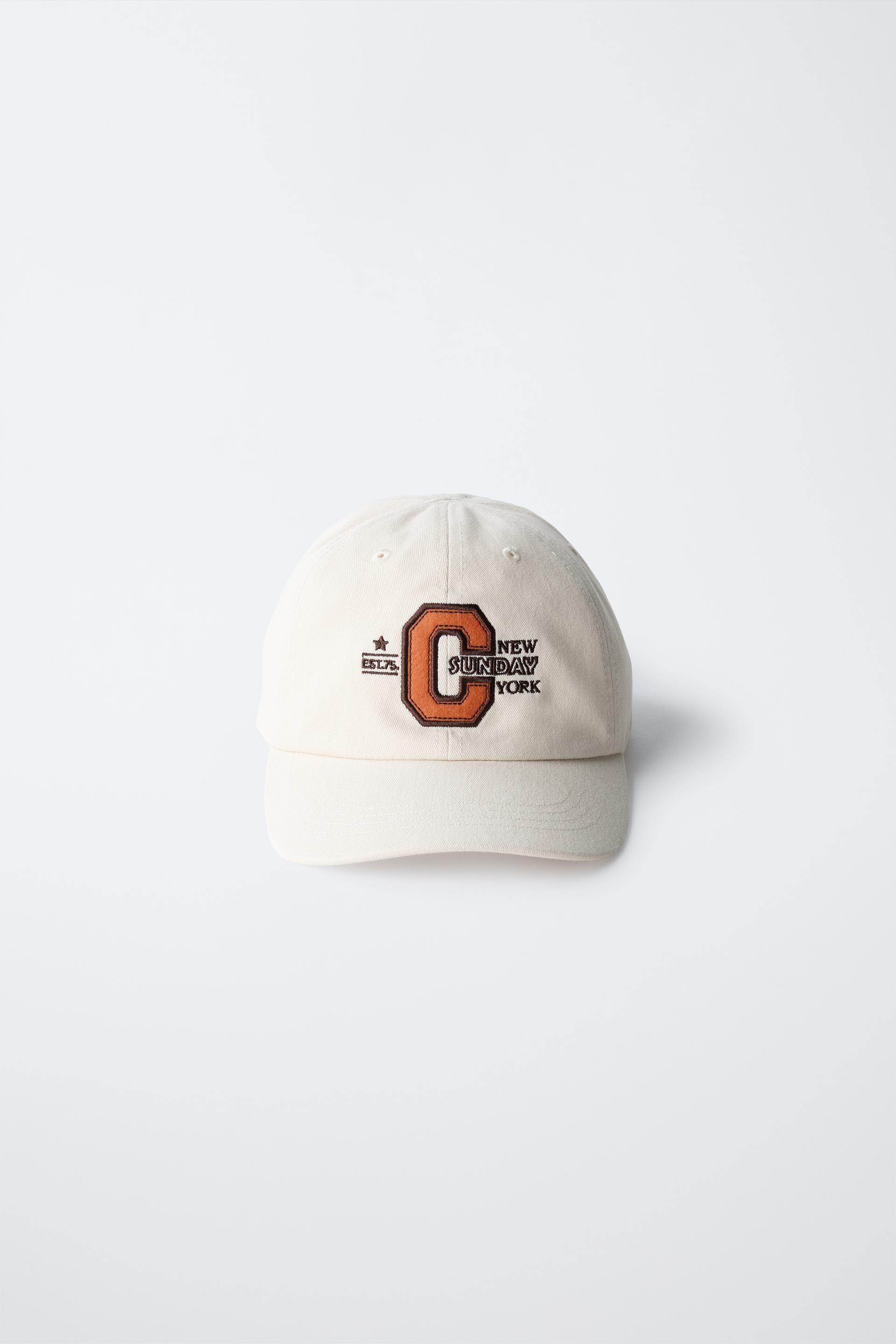 EMBROIDERED CAP by ZARA
