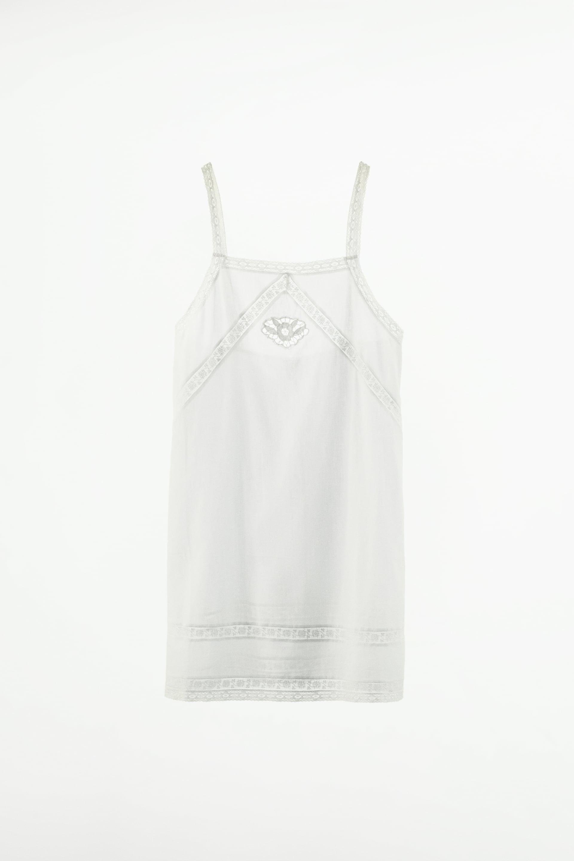EMBROIDERED COTTON DRESS by ZARA