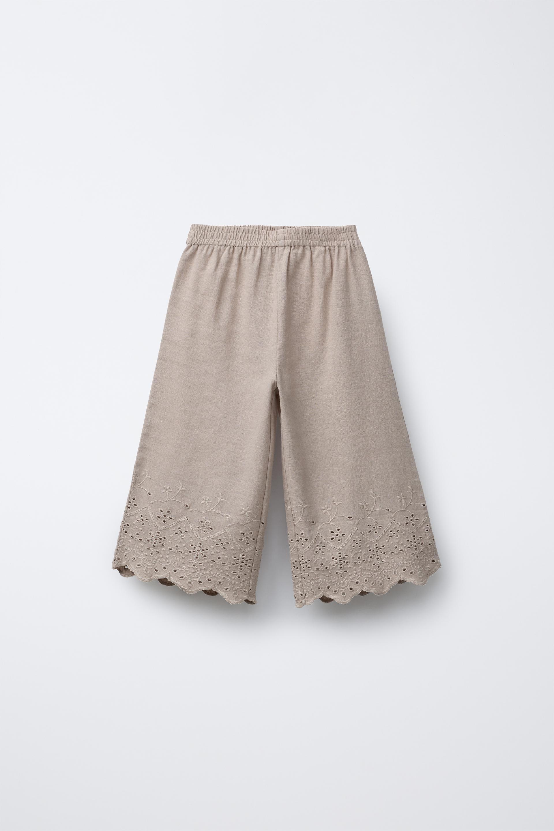 EMBROIDERED CULOTTES by ZARA