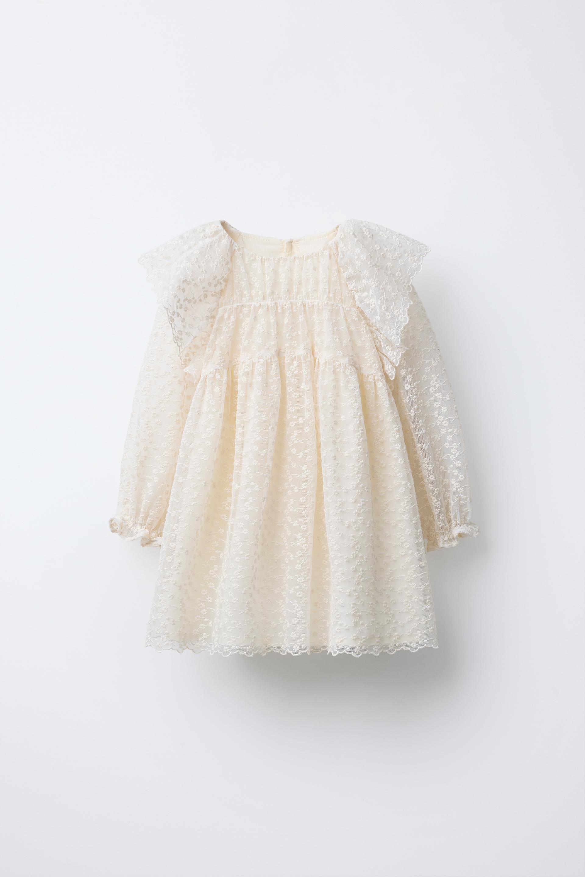 EMBROIDERED FLORAL DRESS by ZARA