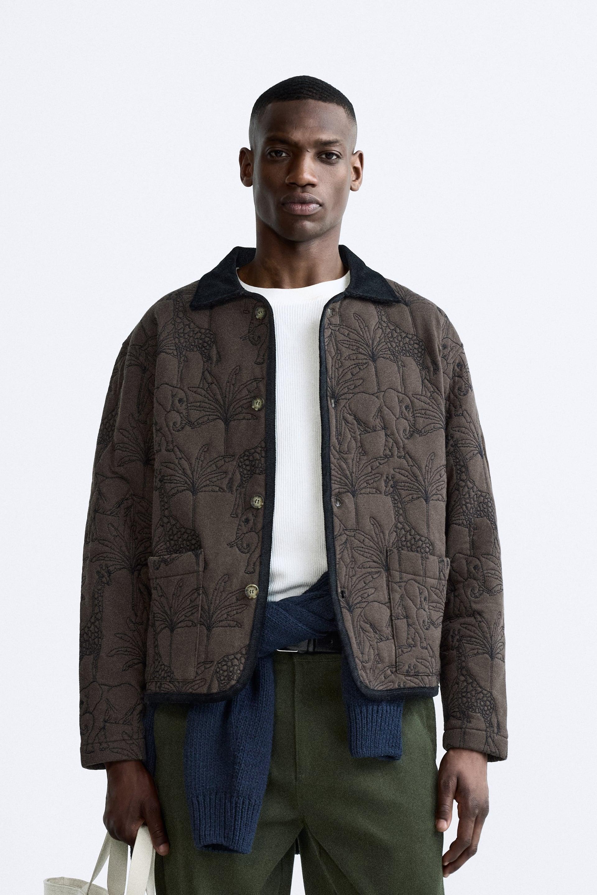 EMBROIDERED FOREST JACKET by ZARA