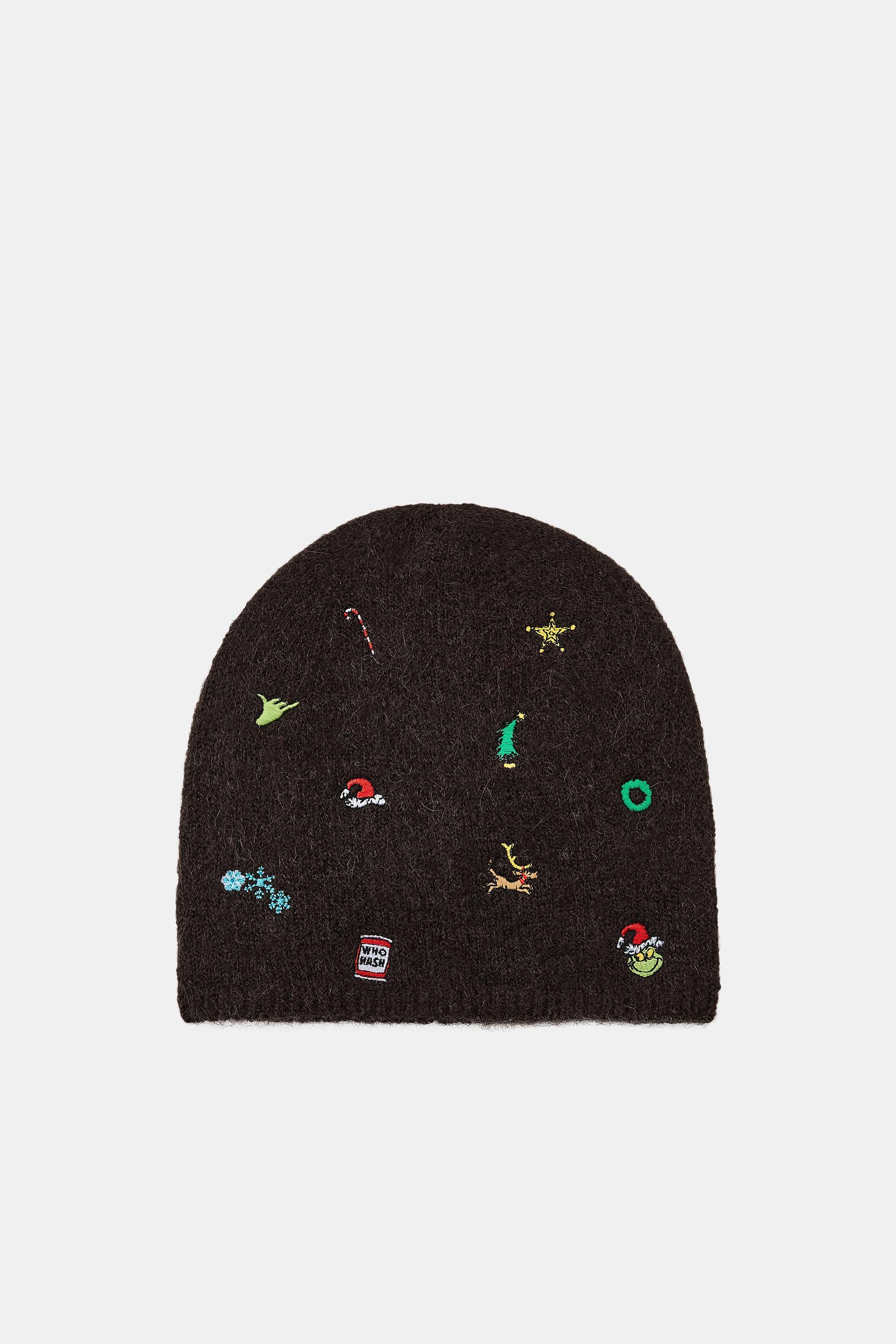 EMBROIDERED GRINCH™ BEANIE by ZARA