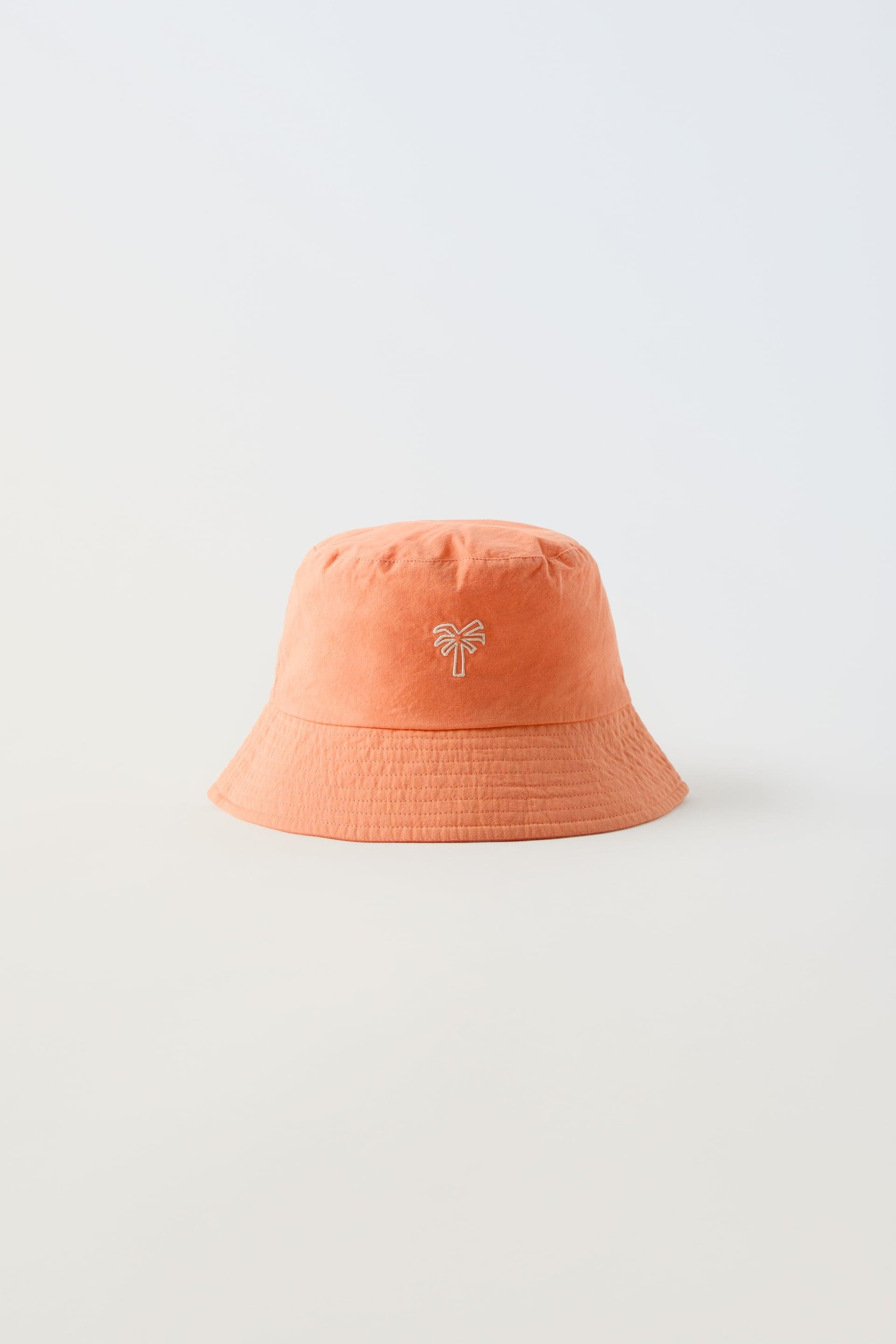 EMBROIDERED HAT by ZARA