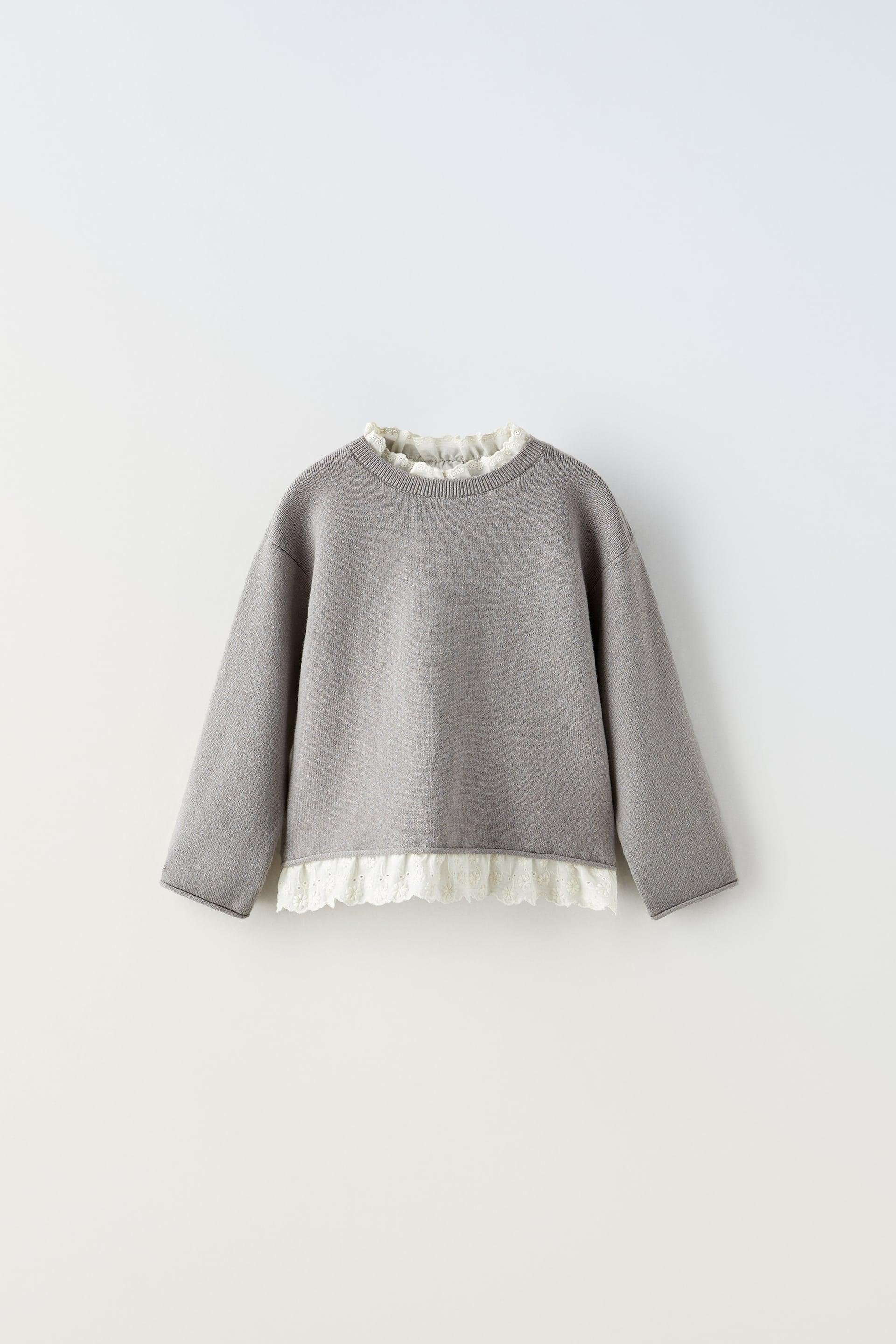 EMBROIDERED KNIT SWEATER by ZARA
