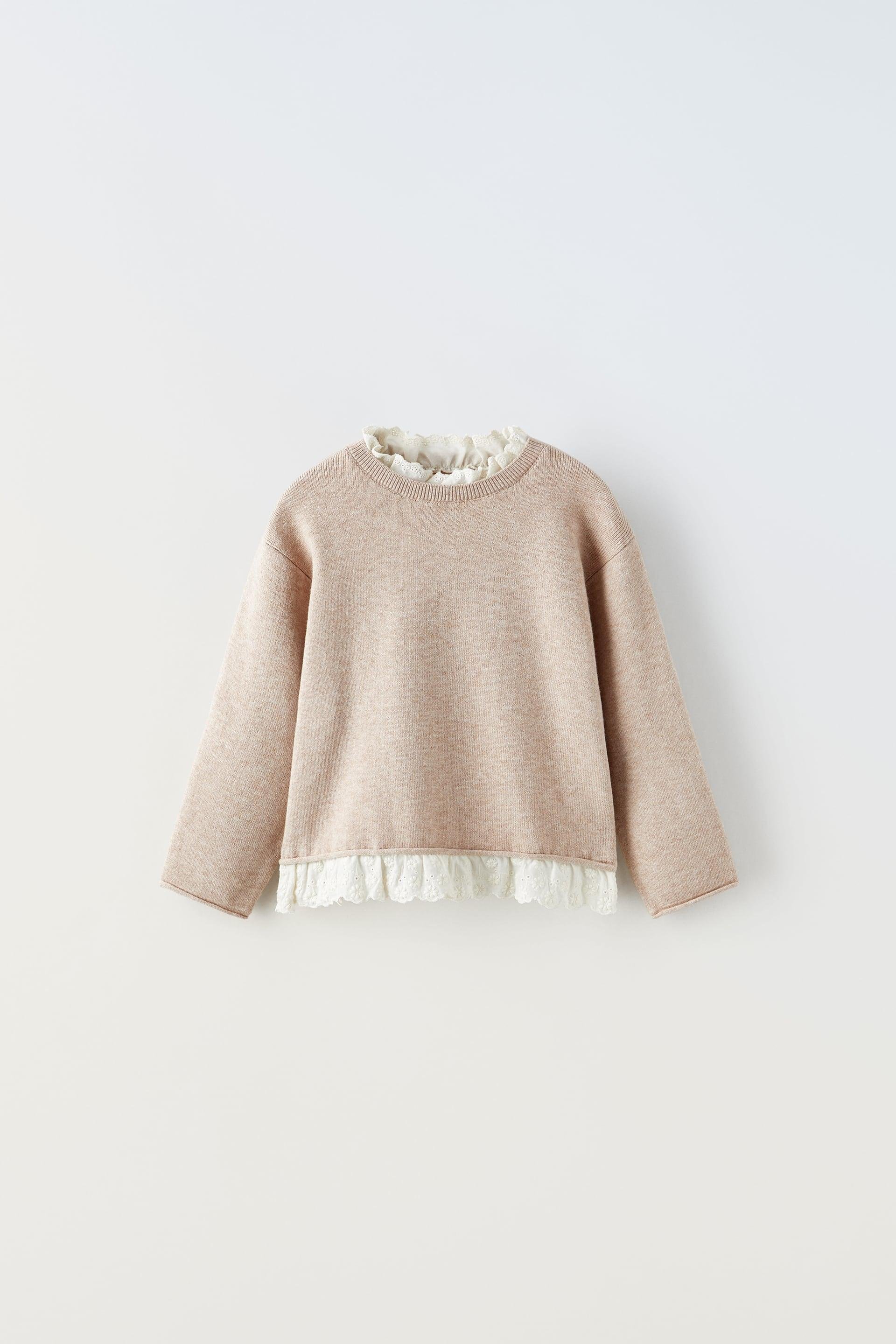 EMBROIDERED KNIT SWEATER by ZARA
