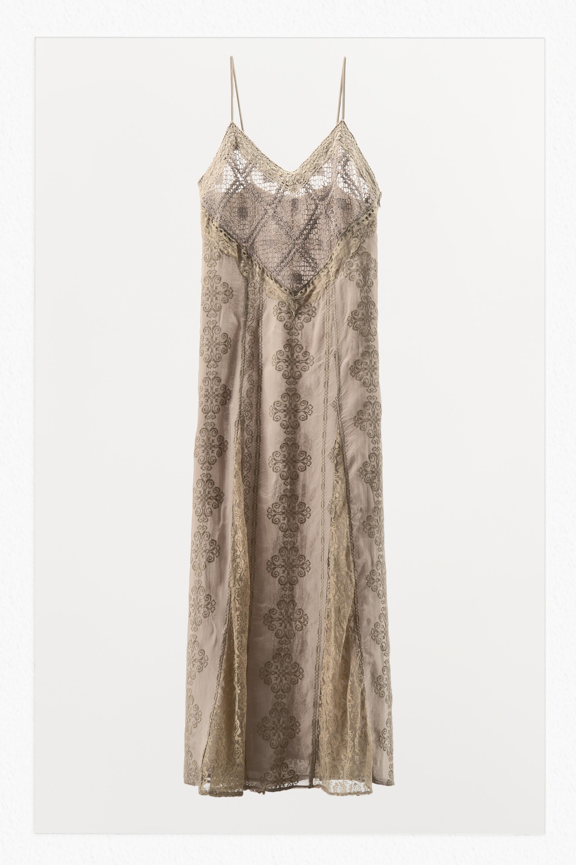 EMBROIDERED LACE DRESS by ZARA