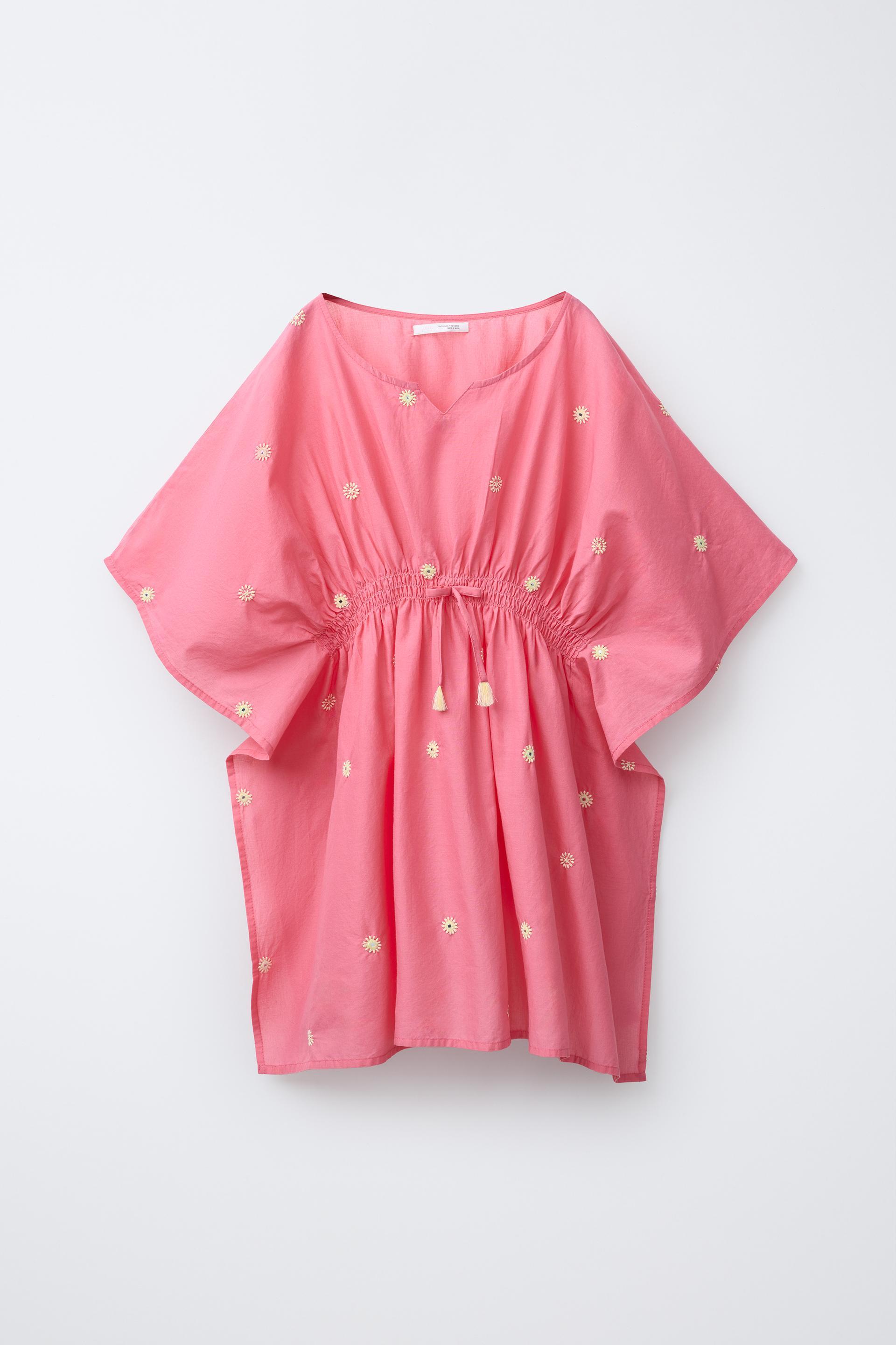 EMBROIDERED MIRROR KAFTAN by ZARA