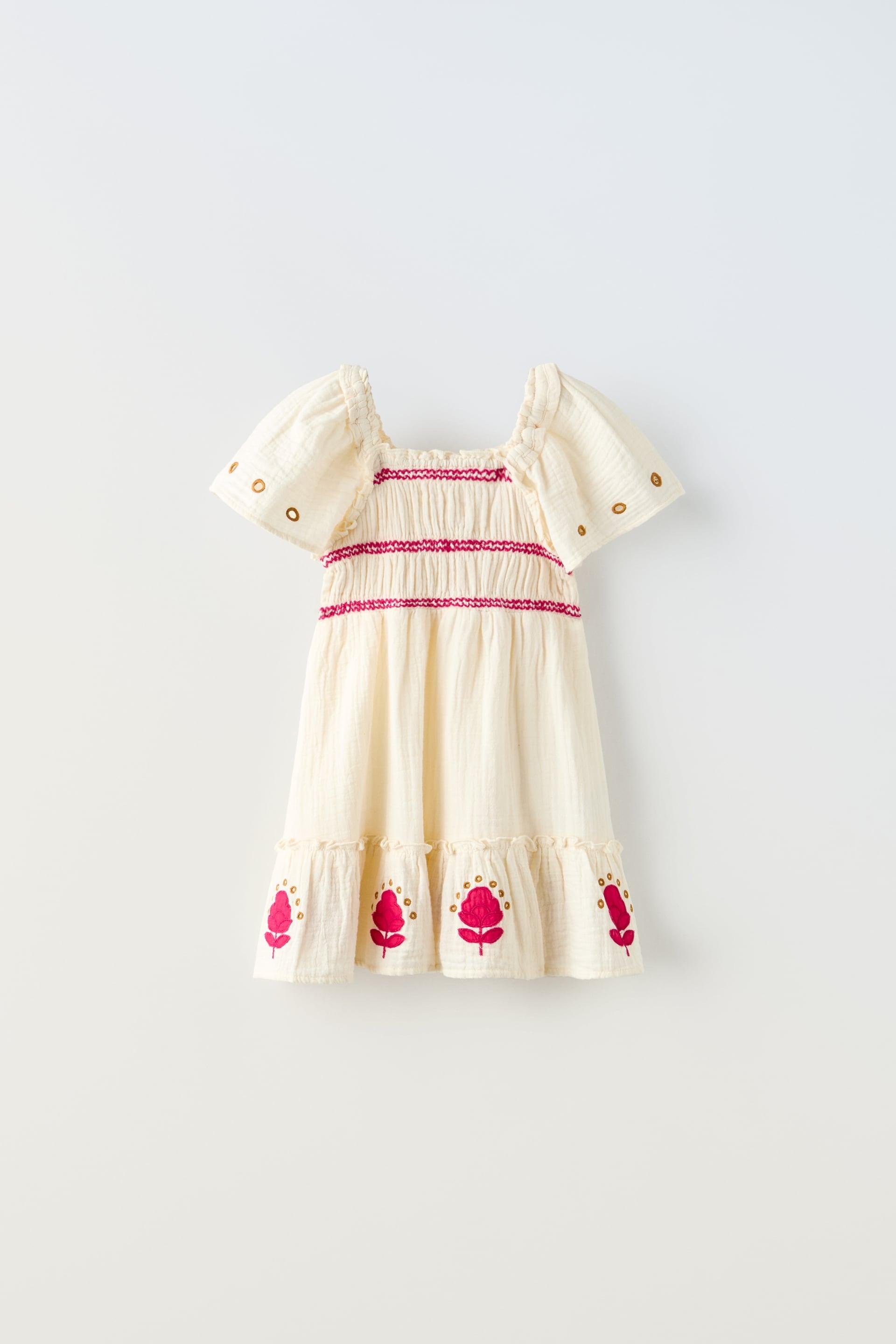 EMBROIDERED MOTIF DRESS by ZARA