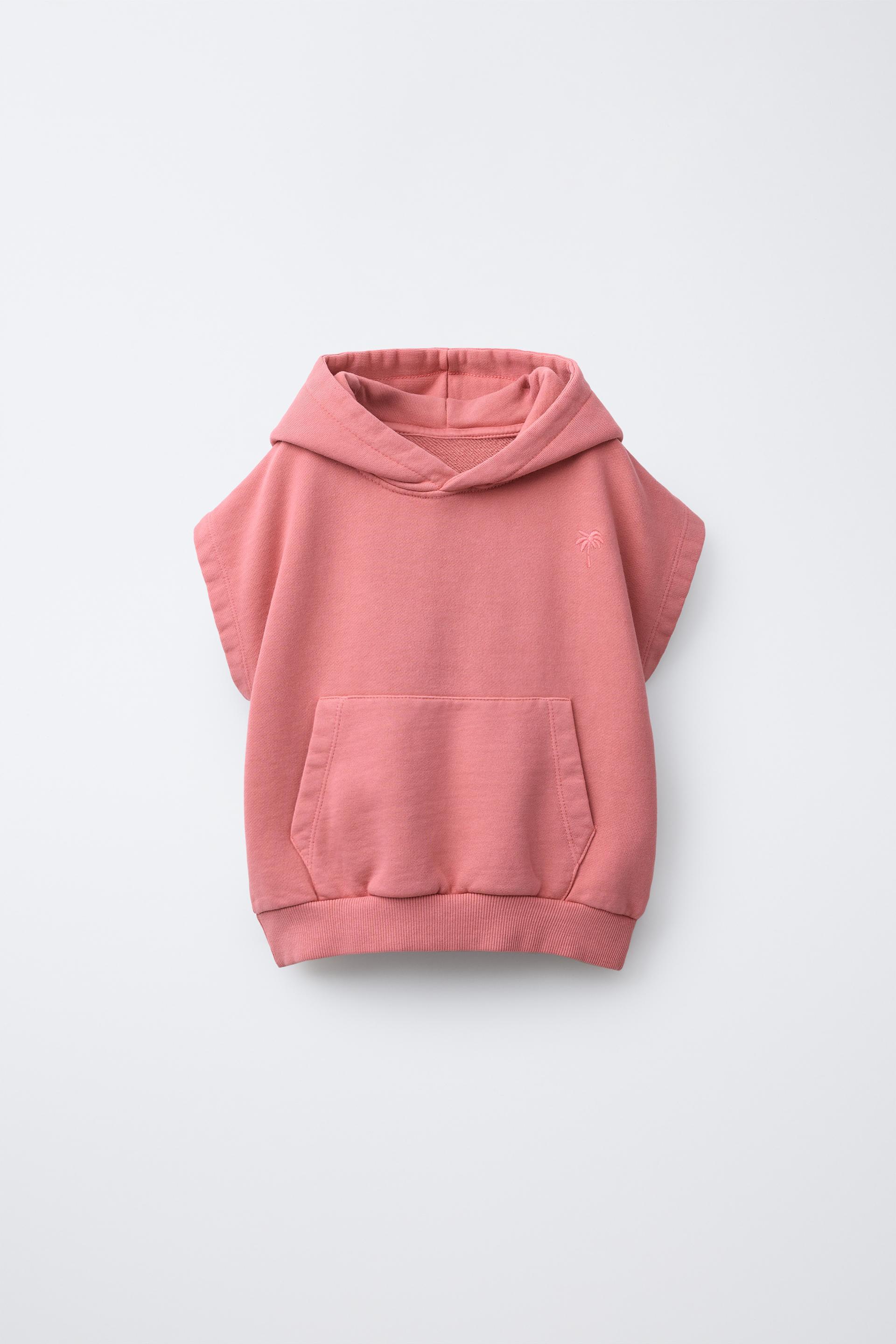 EMBROIDERED PALM HOODED VEST by ZARA