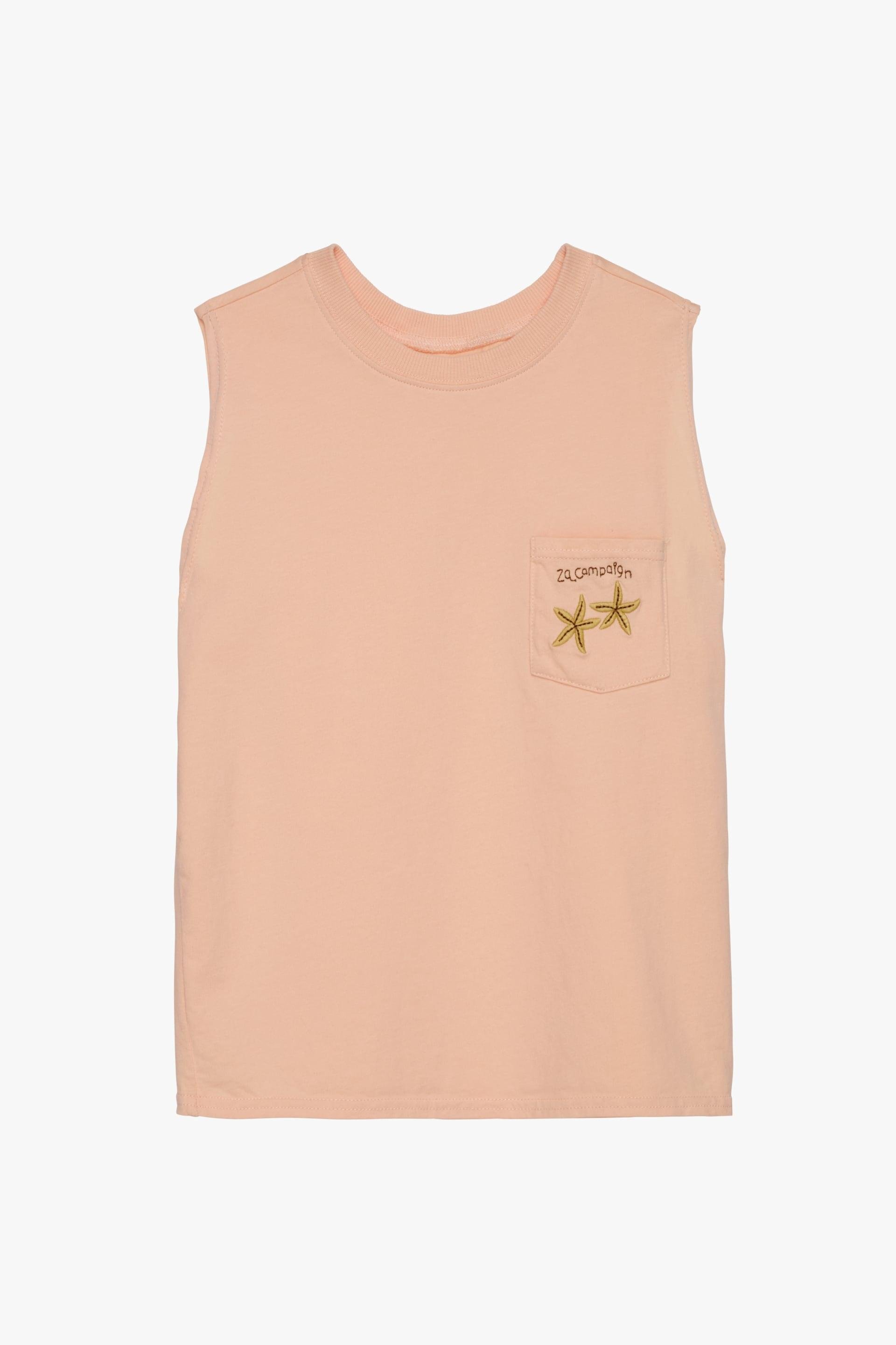 EMBROIDERED POCKET TANK TOP LIMITED EDITION by ZARA