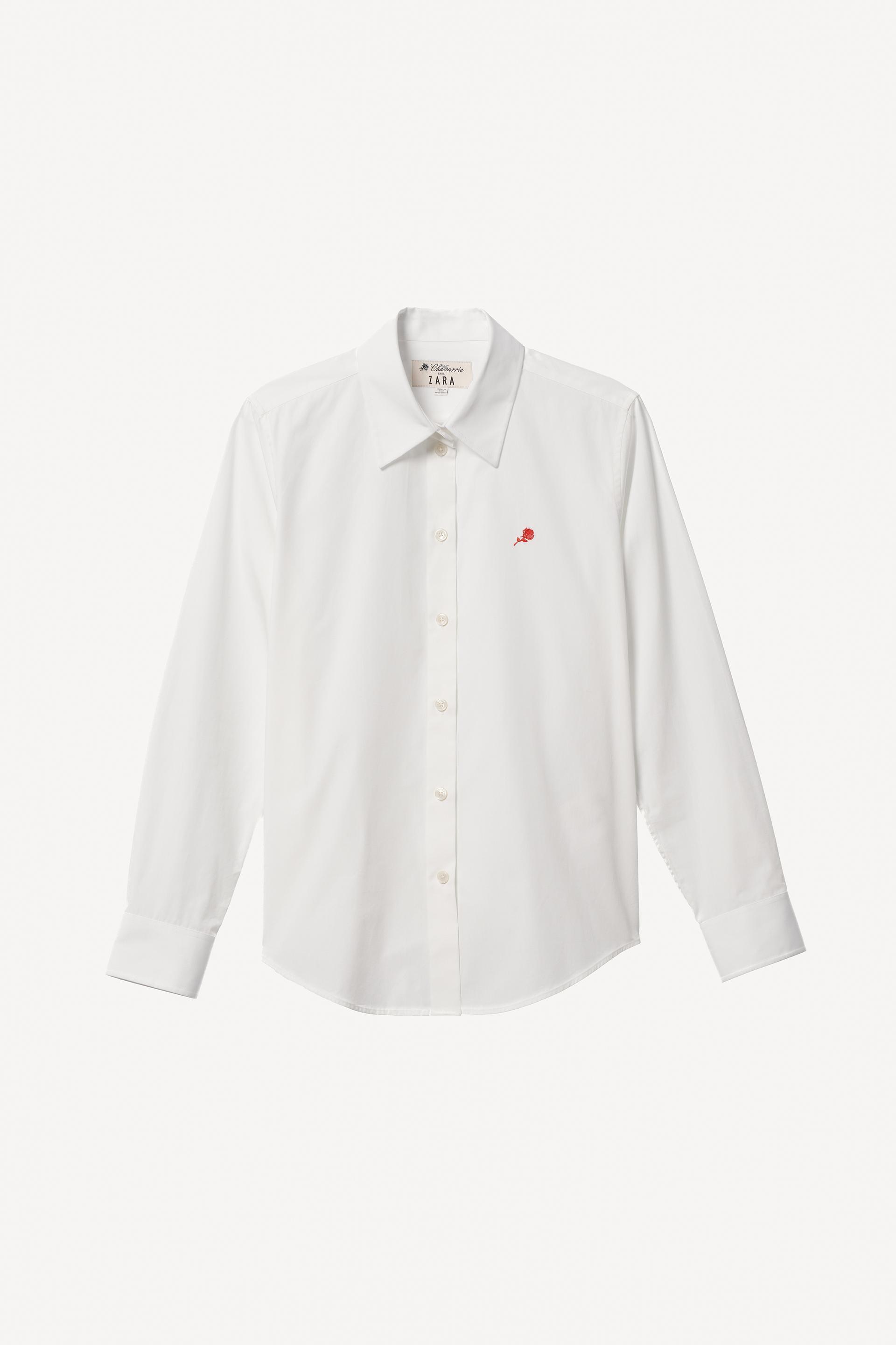 EMBROIDERED POPLIN SHIRT WILLY CHAVARRIA X ZARA by ZARA