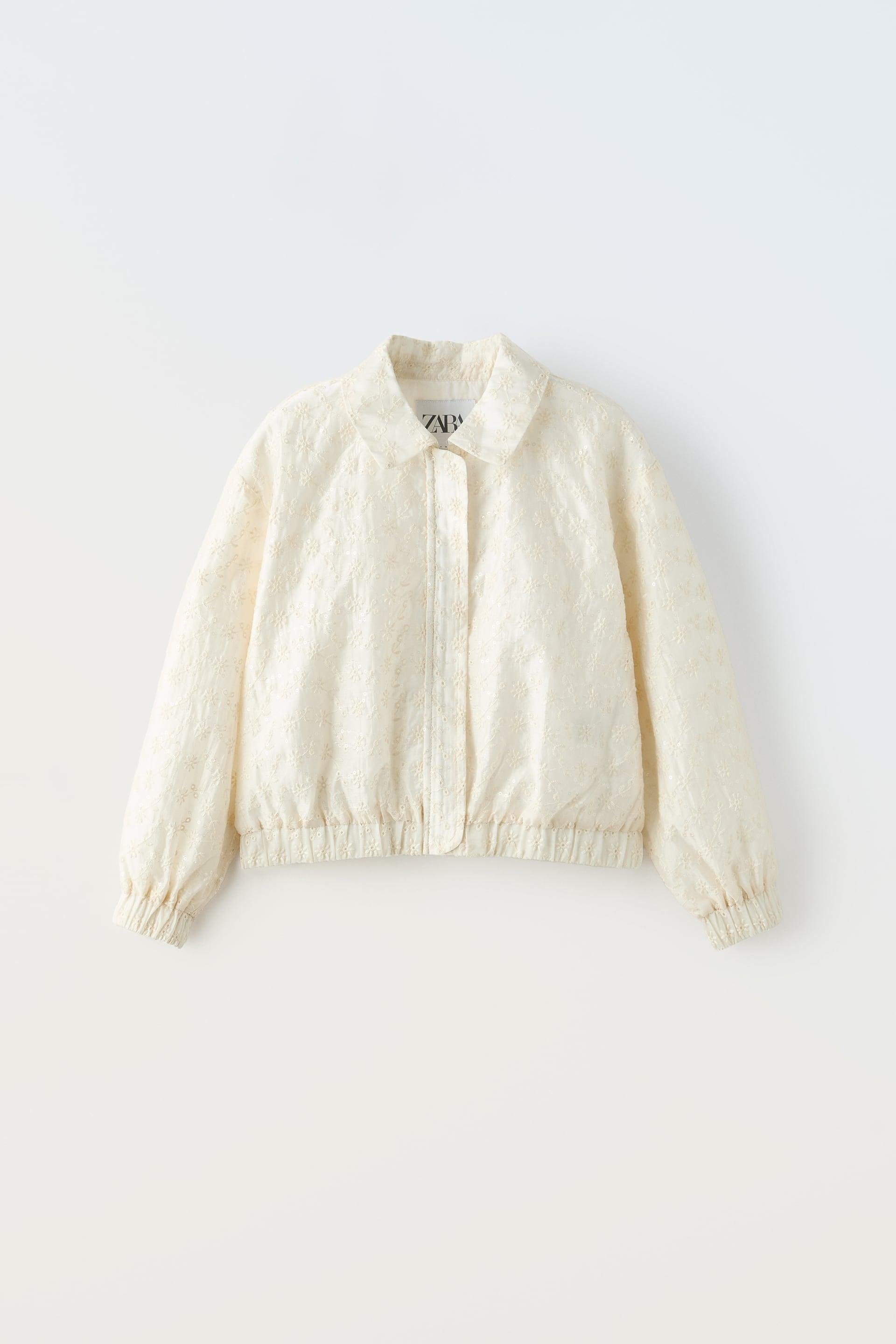 EMBROIDERED SEQUIN BOMBER by ZARA